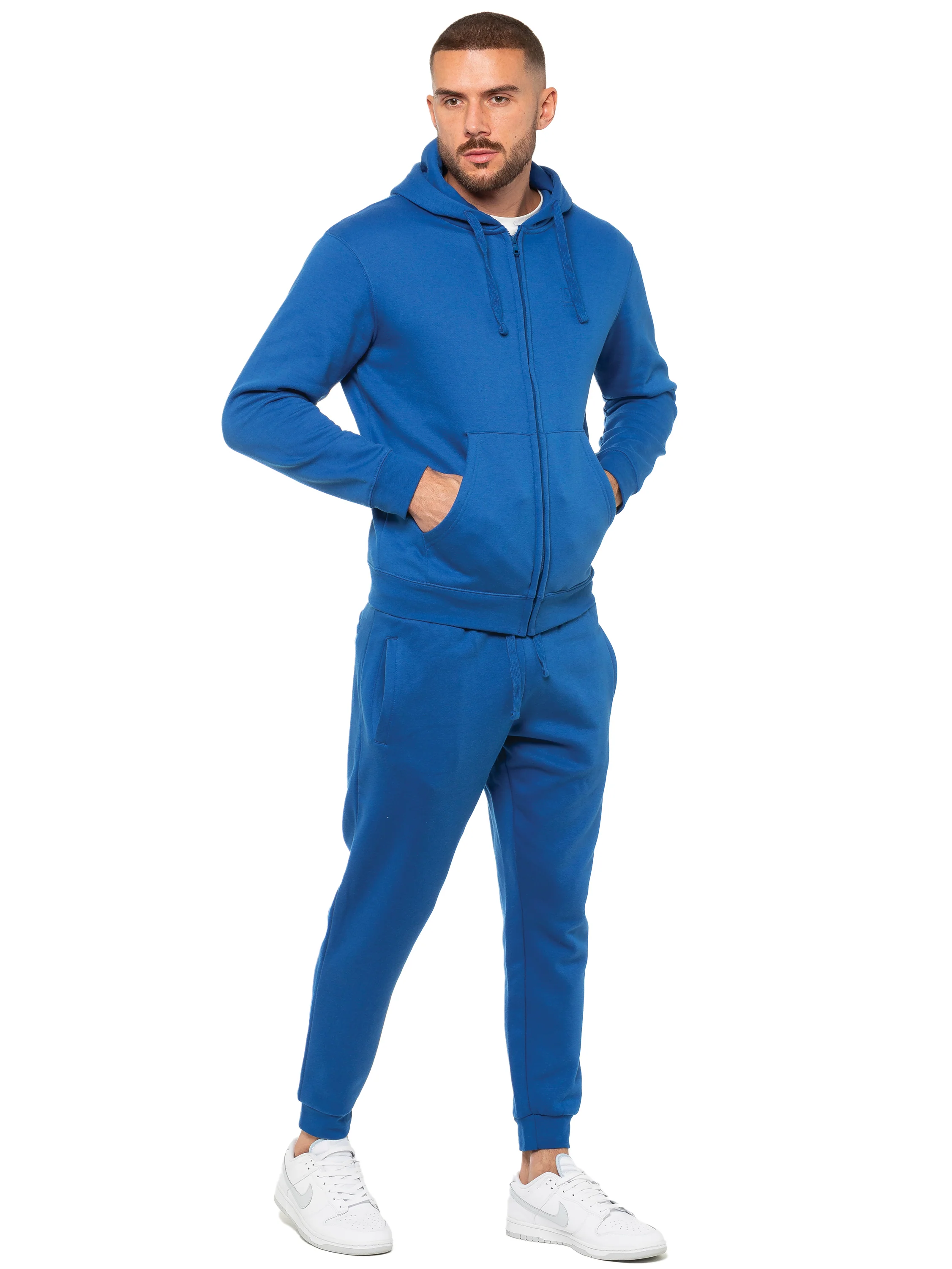 Enzo | Mens Zip Hoodie Tracksuit Set - Image 13