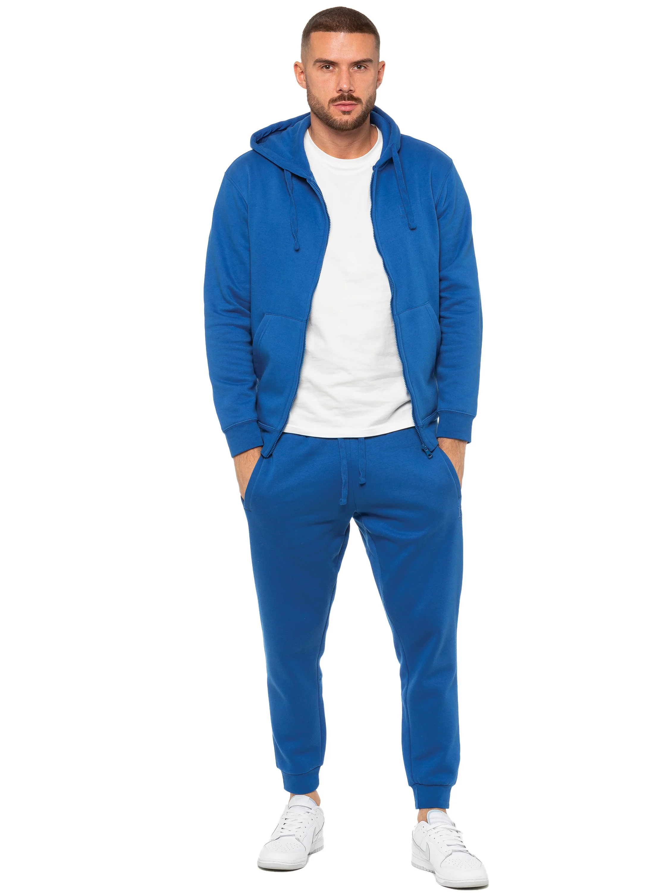 Enzo | Mens Zip Hoodie Tracksuit Set - Image 7