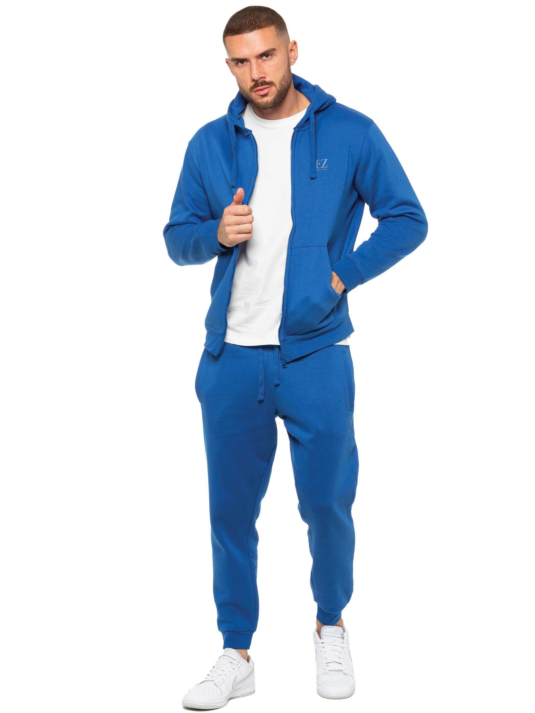 Enzo | Mens Zip Hoodie Tracksuit Set - Image 8