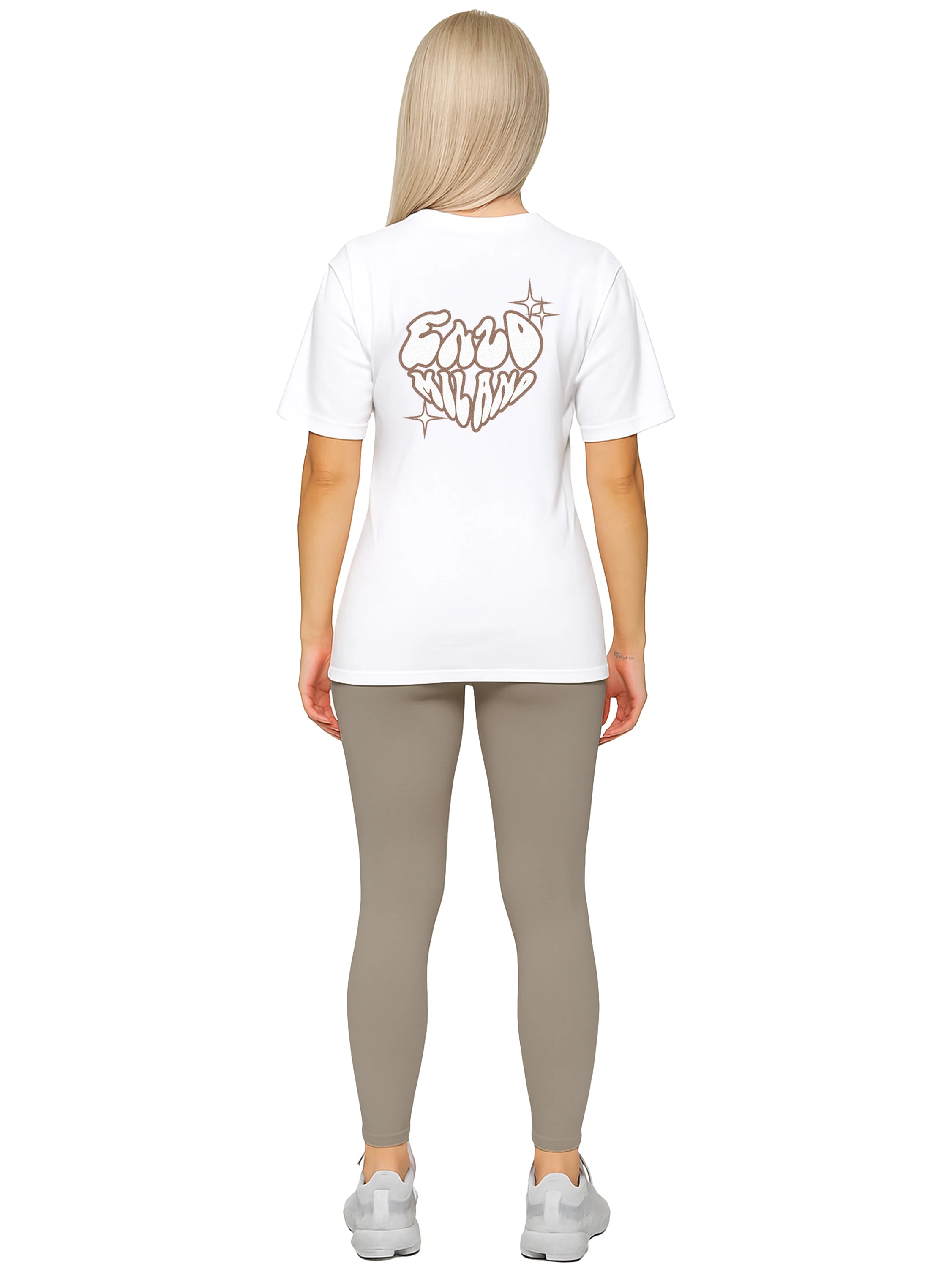 Enzo | Womens T-Shirt and Leggings Gym Set - Image 14