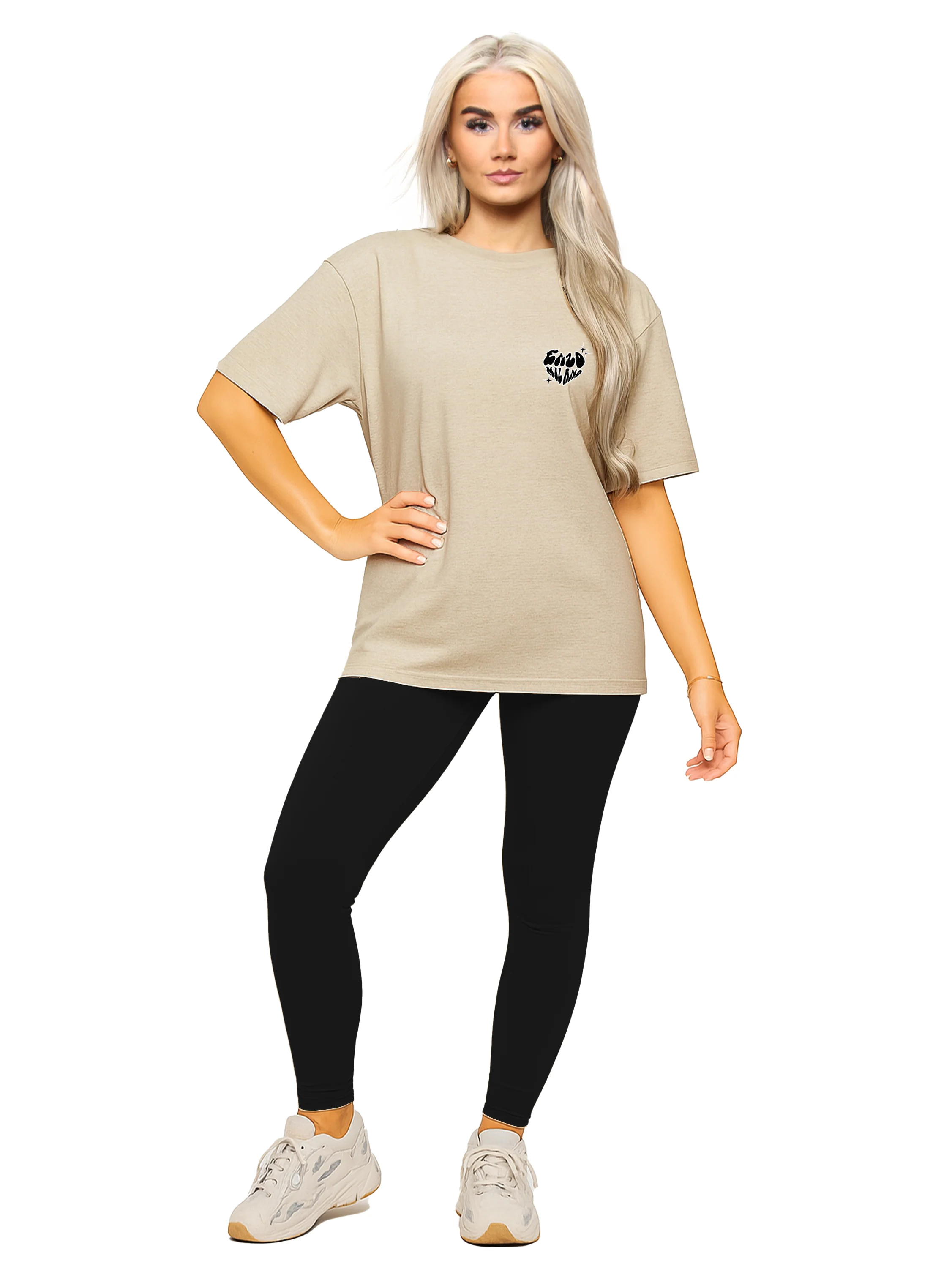 Enzo | Womens T-Shirt and Leggings Gym Set - Image 3