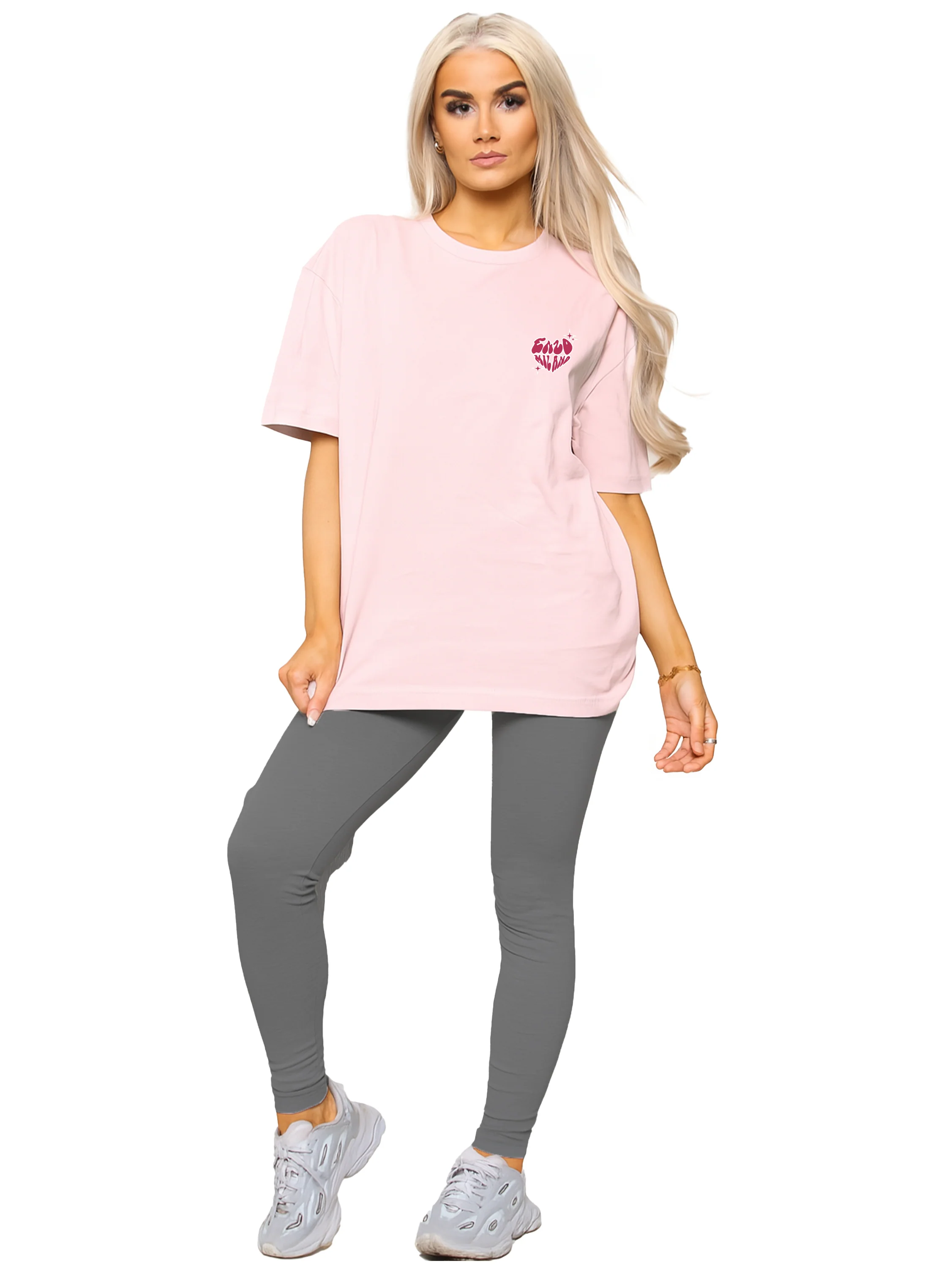 Enzo | Womens T-Shirt and Leggings Gym Set - Image 7