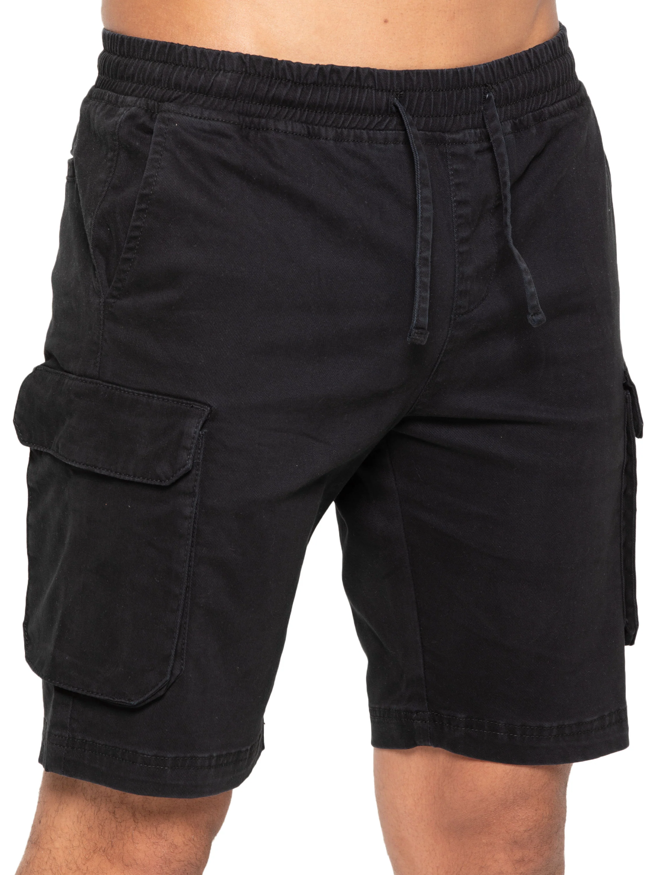 Enzo | Mens Cargo Overshirt Tracksuit With Shorts Set - Image 20