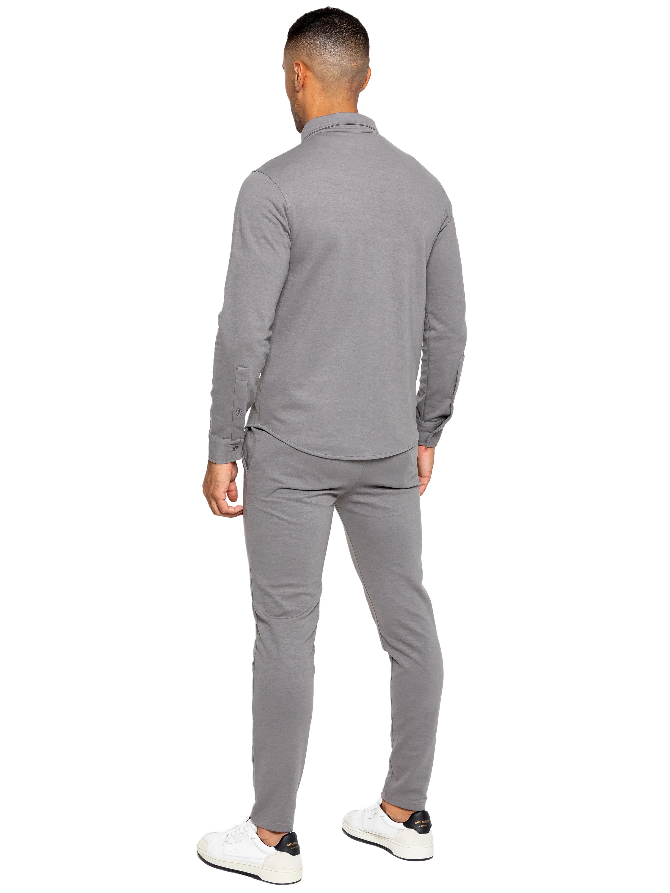 Enzo | Mens Overshirt Tracksuit Set - Image 4