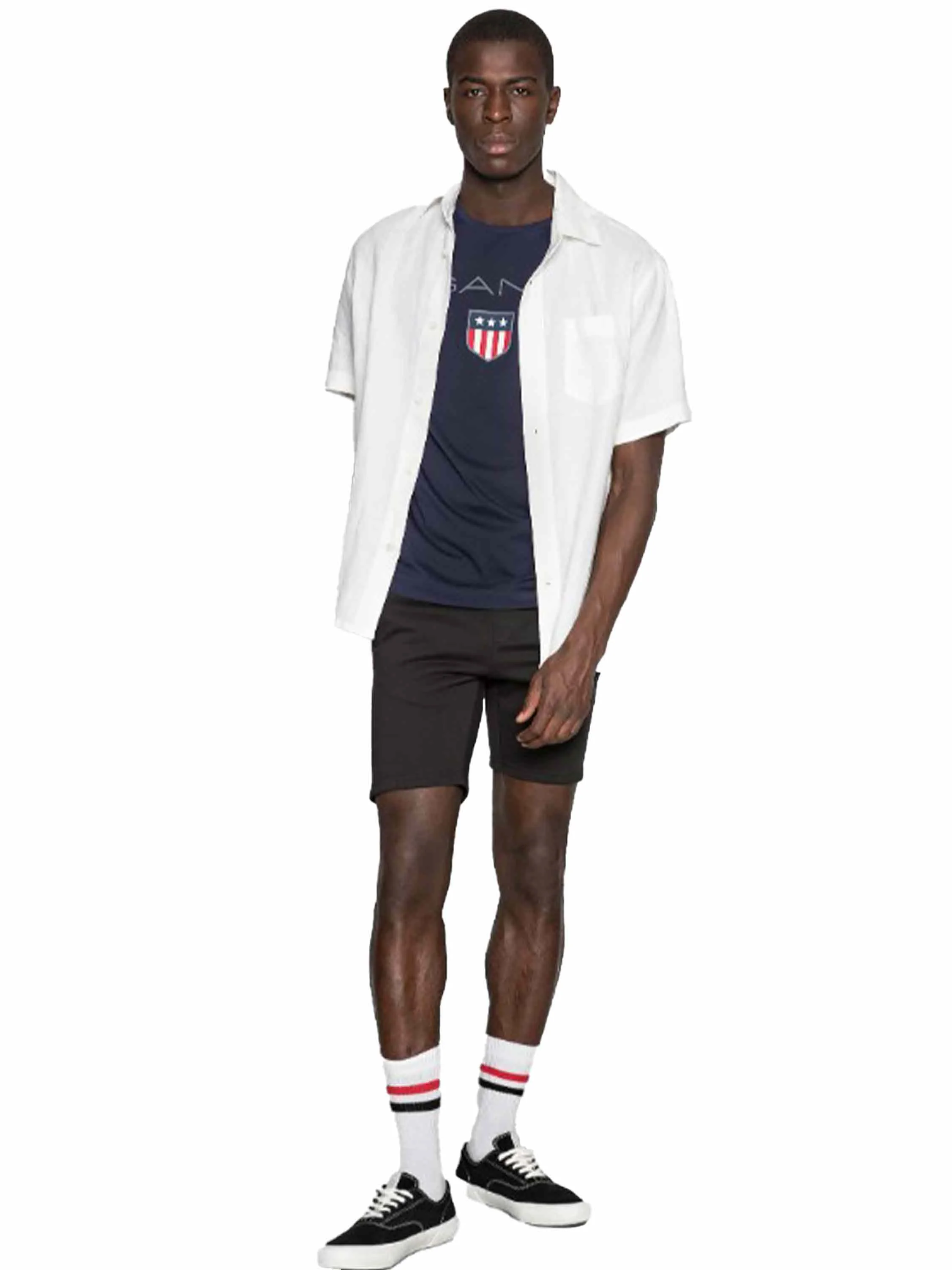 Gant Big Shield | Mens Crew Neck T-Shirts - Image 3