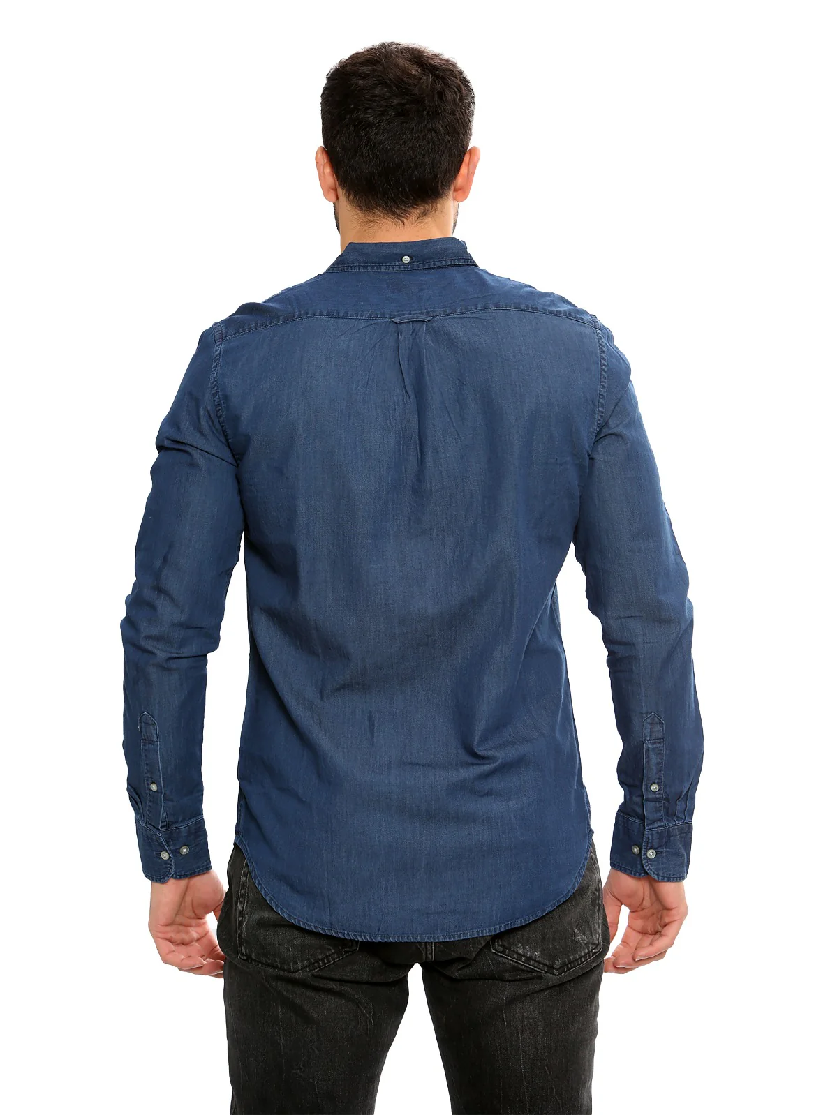 Gant Mens Regular Fit Shirts | The Indigo Shirt - Image 3