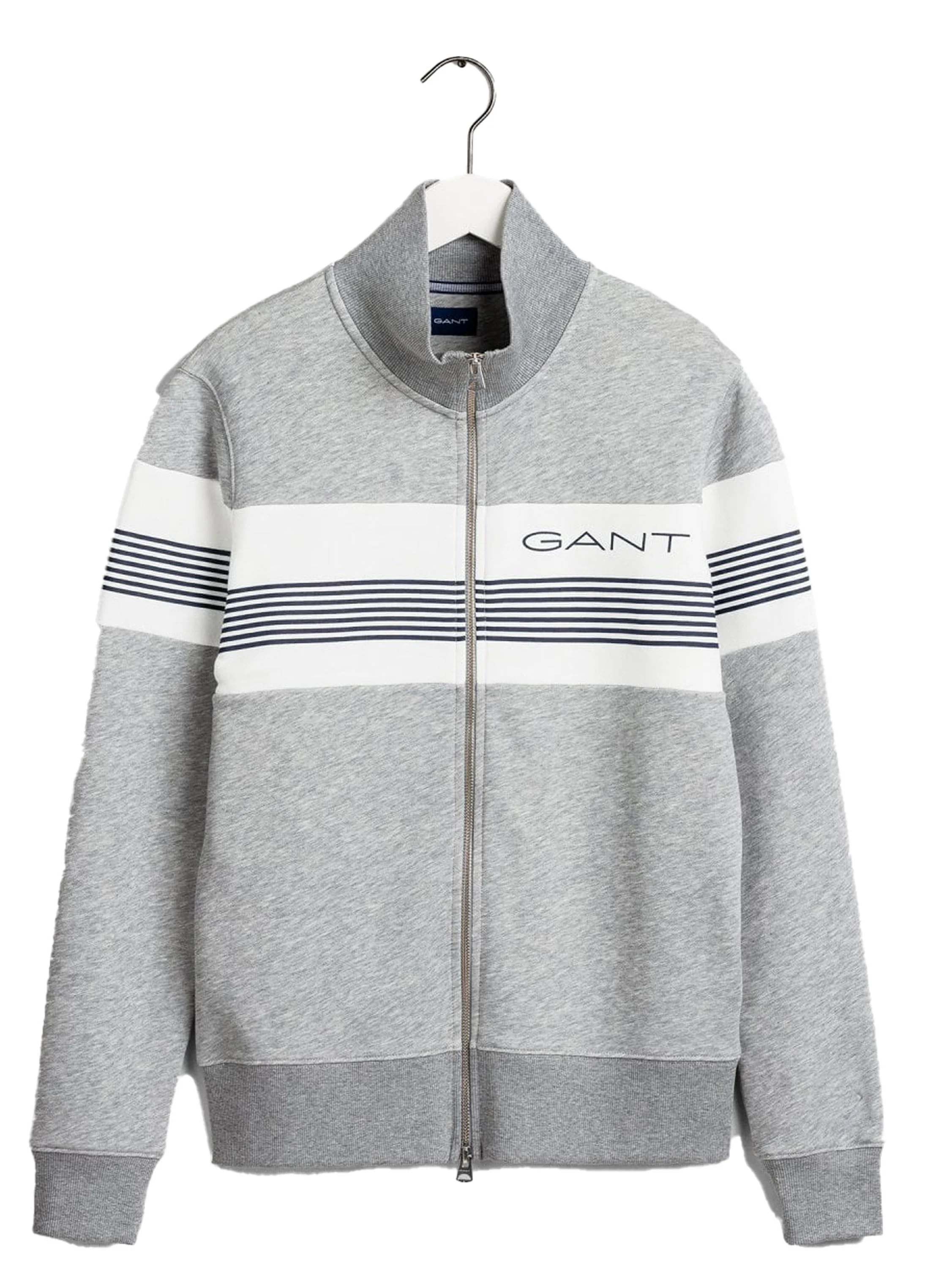 Gant | Mens Zip Through Sweatshirt - Image 7