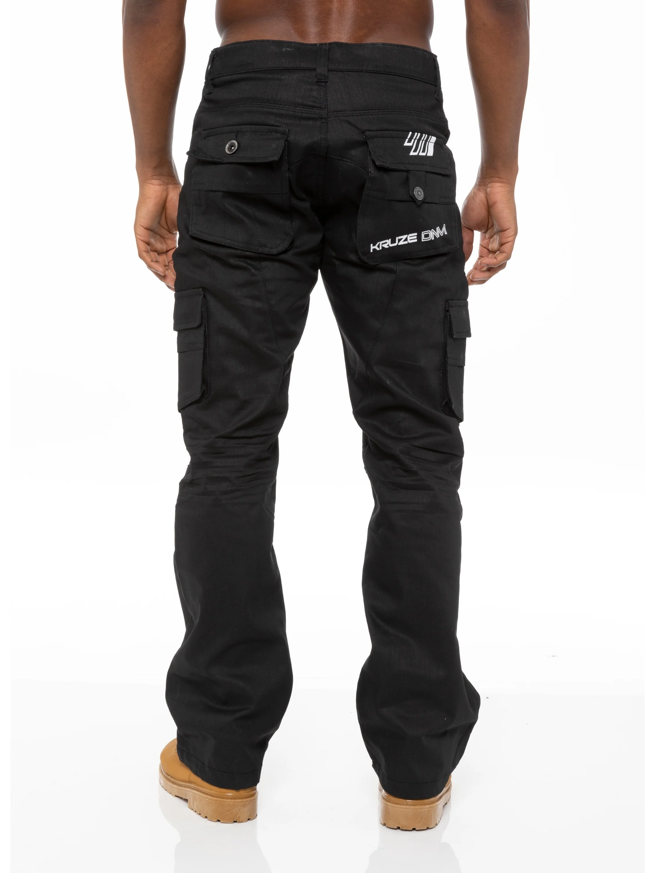 Kruze | Mens Cargo Combat Jeans - Image 11