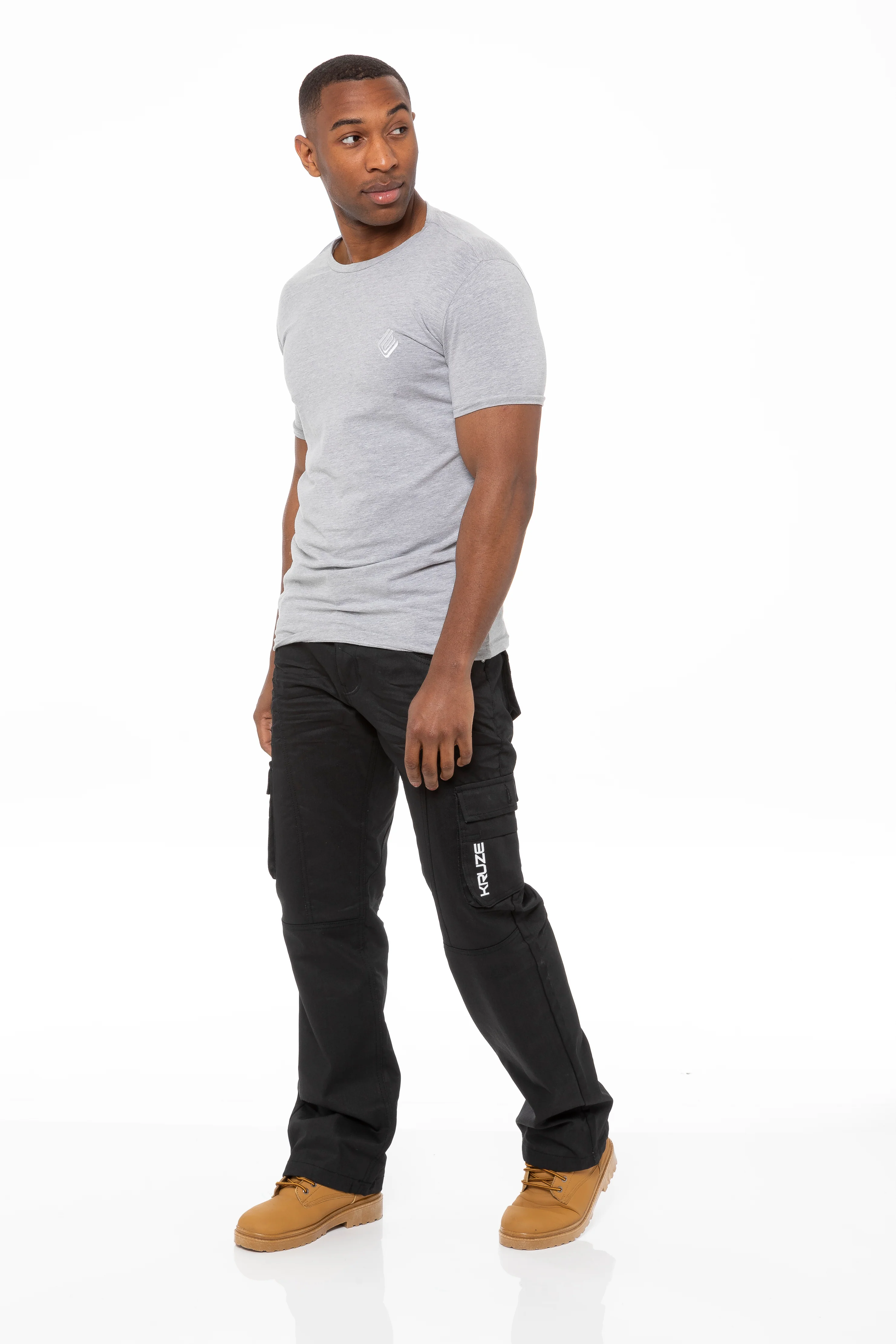Kruze | Mens Cargo Combat Jeans - Image 12
