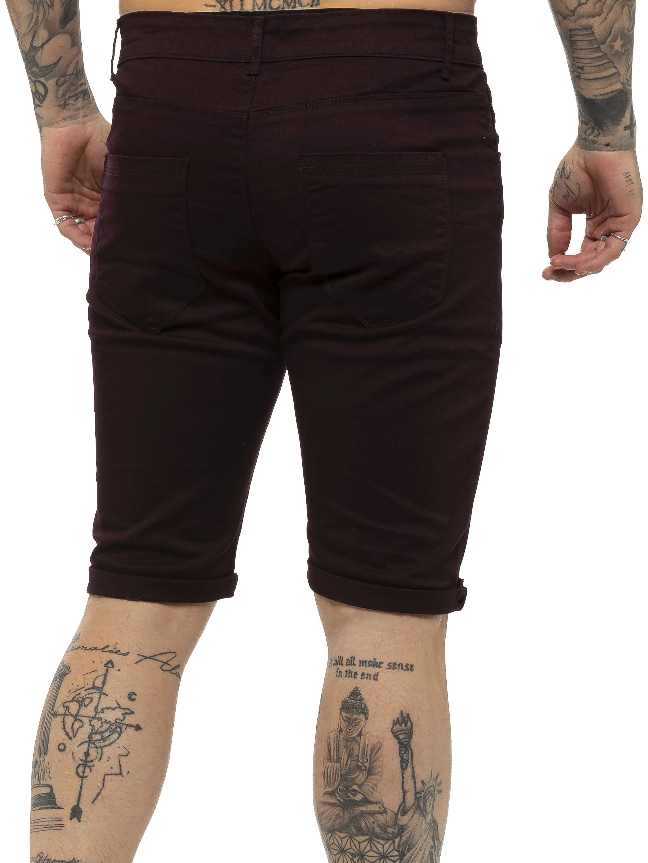 Kruze | Mens Slim Fit Chino Shorts - Image 15