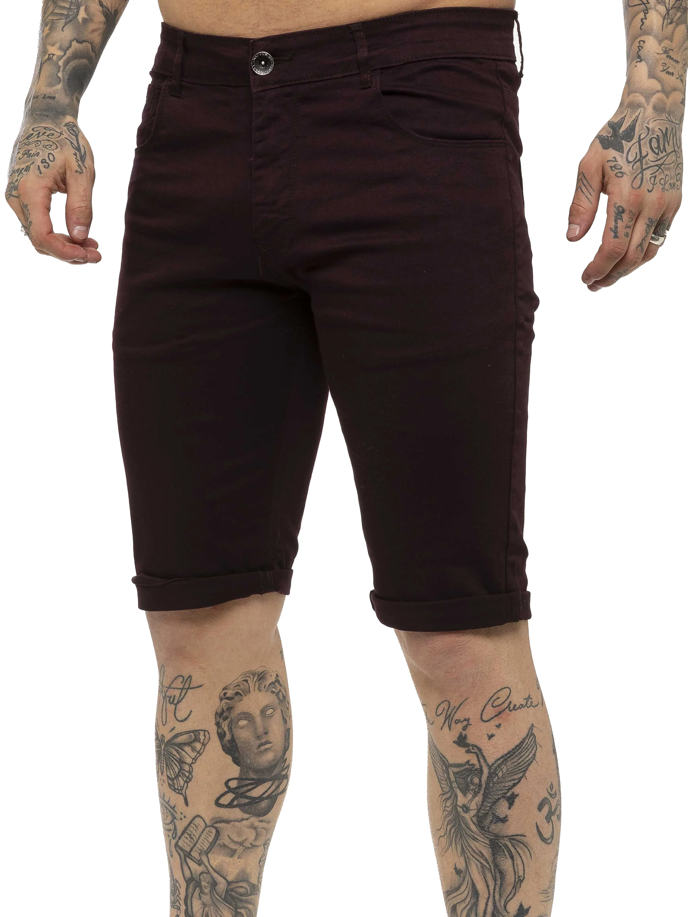 Kruze | Mens Slim Fit Chino Shorts - Image 16