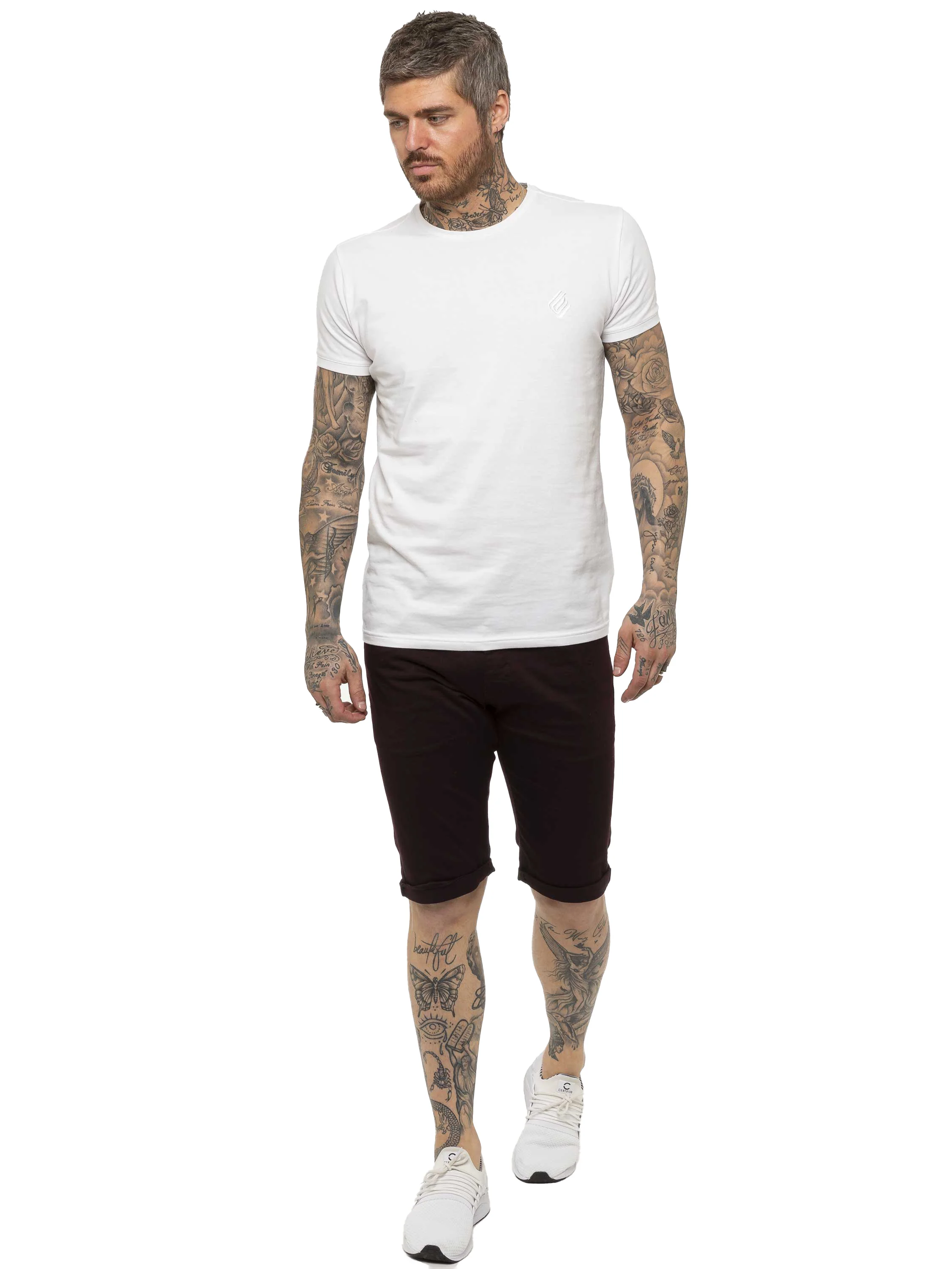 Kruze | Mens Slim Fit Chino Shorts - Image 18