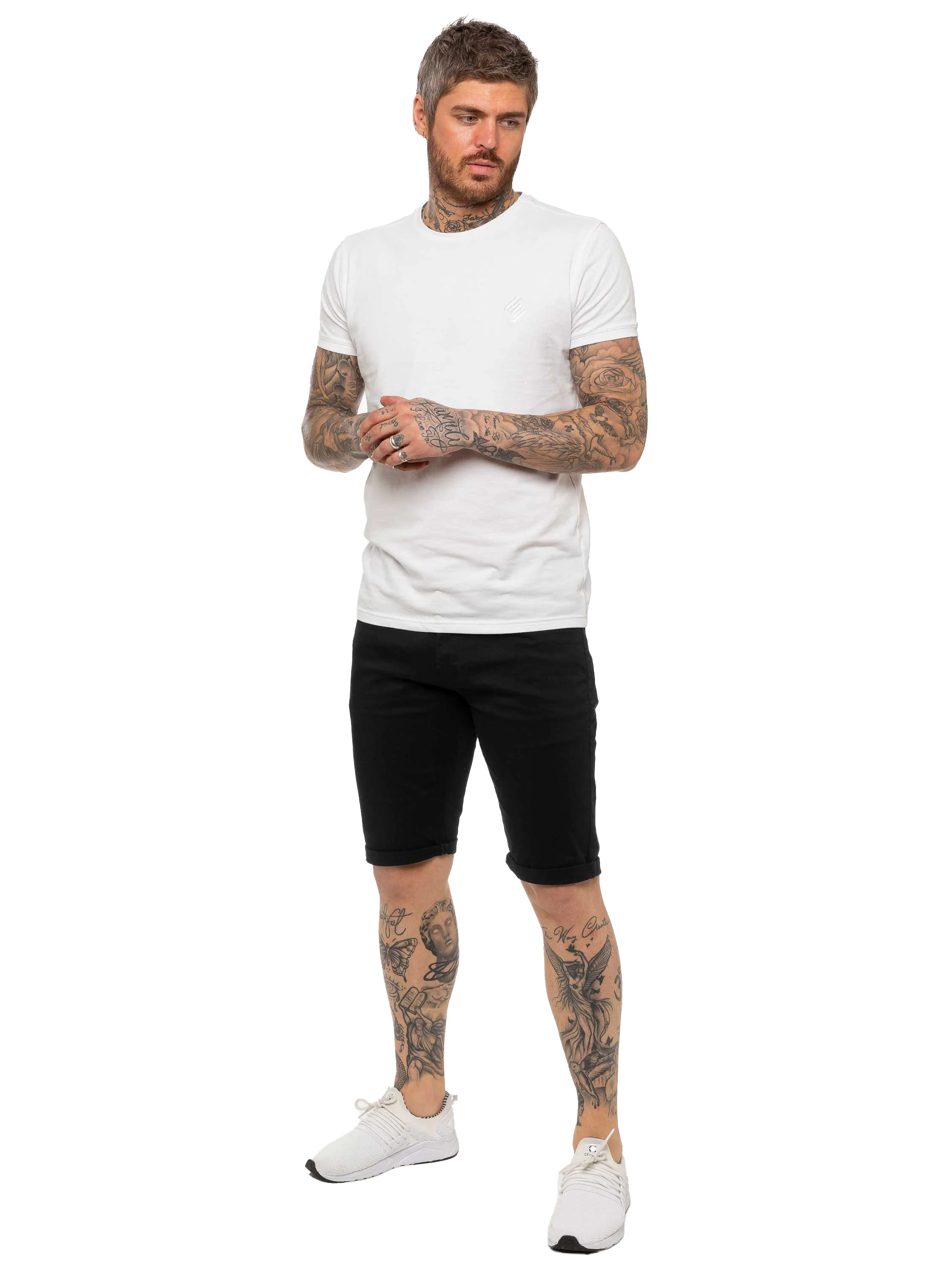 Kruze | Mens Slim Fit Chino Shorts - Image 6