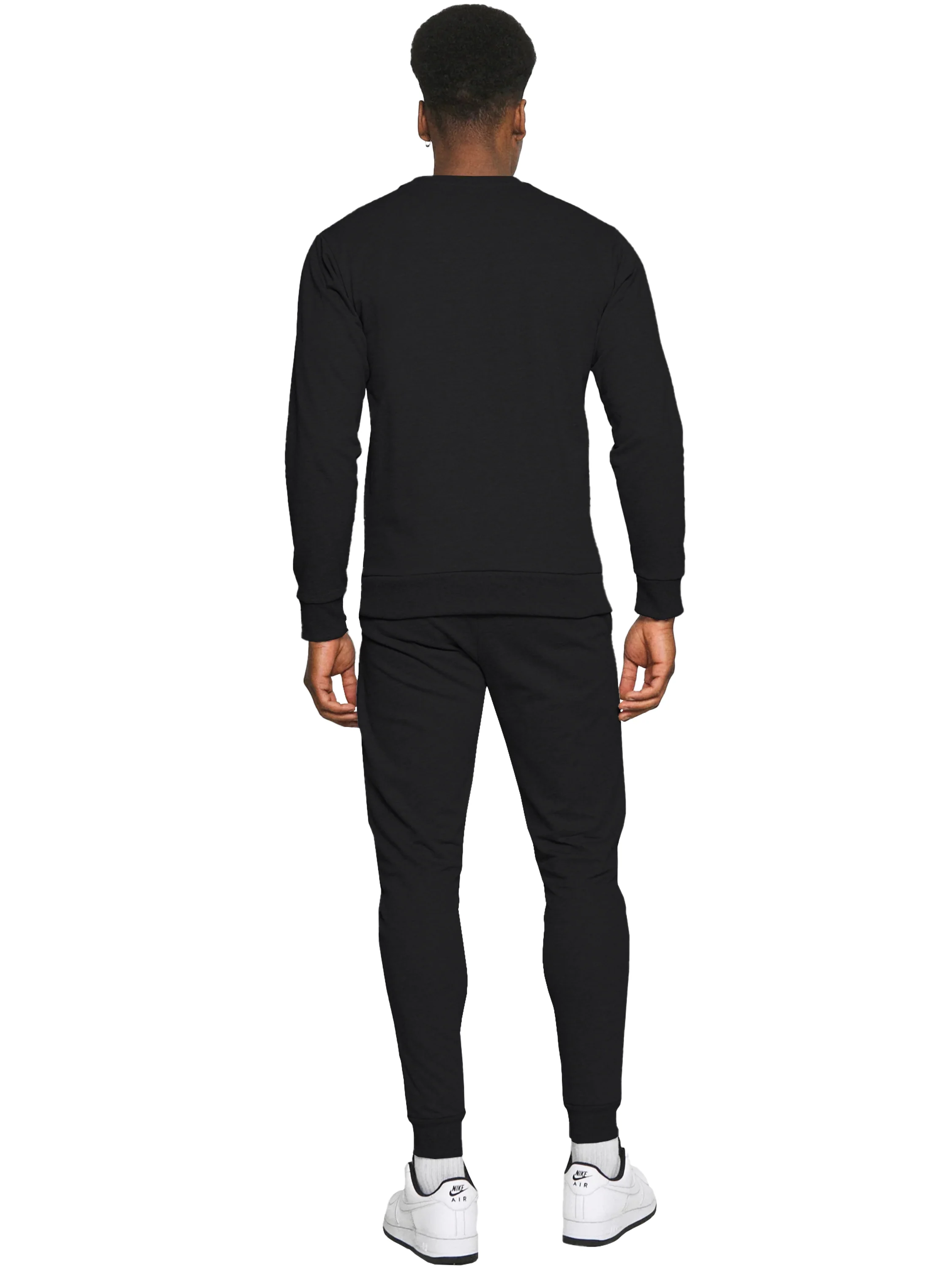 Kruze | Mens Crew Neck Sweatshirt Tracksuit Set - Image 3