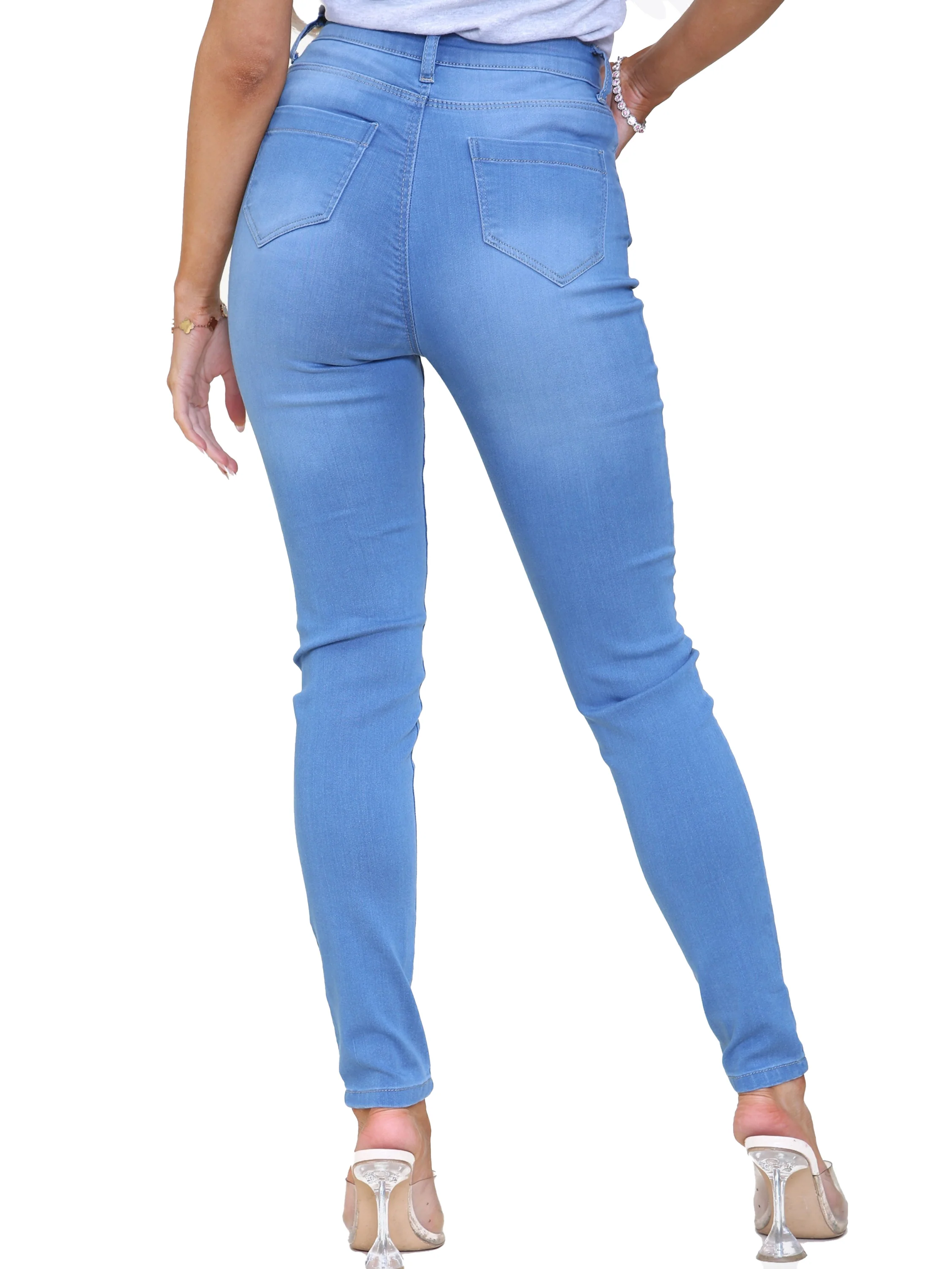 Enzo | Womens Skinny Stretch Jeans - Image 11