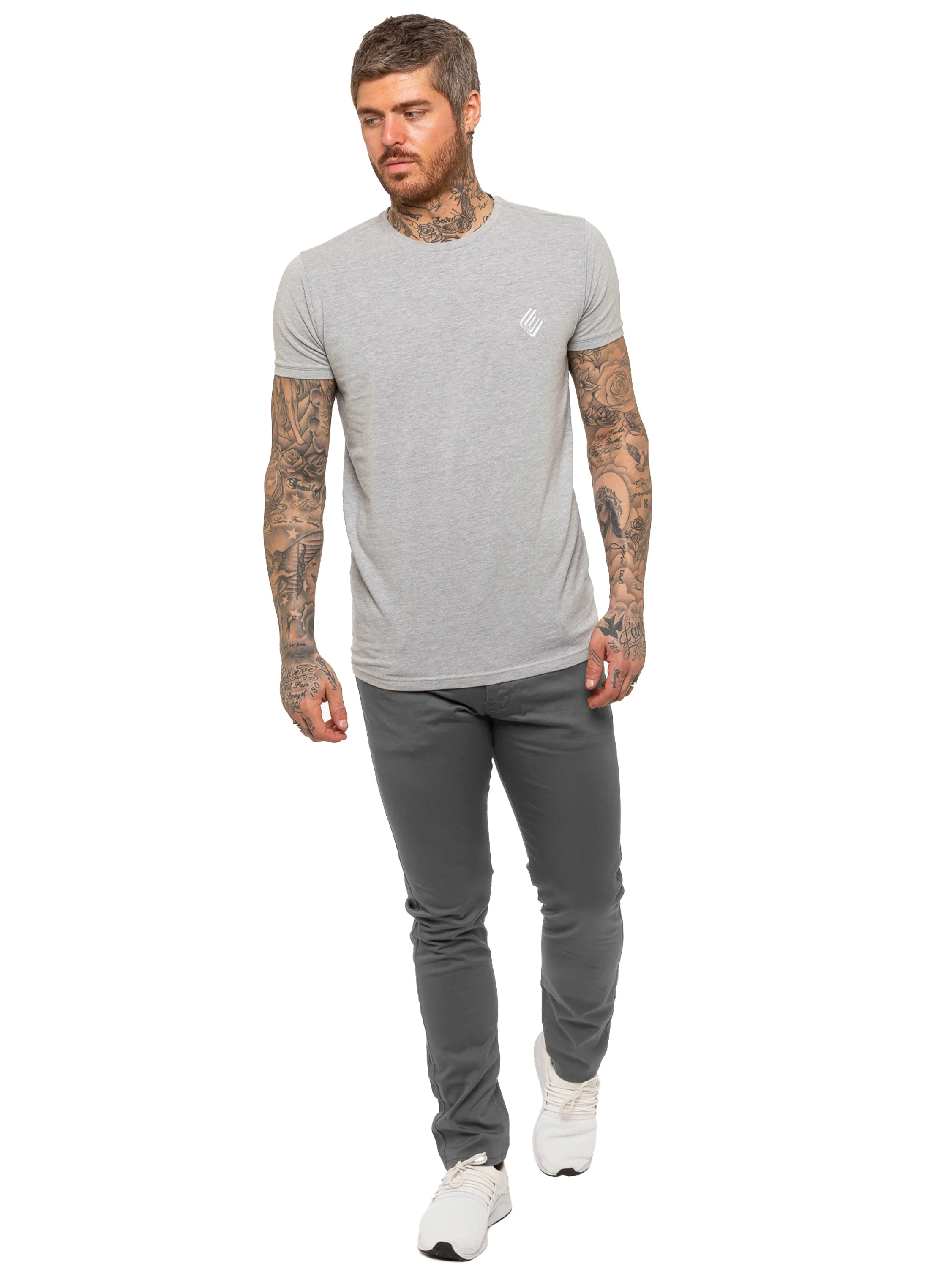 Kruze | Mens Slim Fit Stretch Chinos - Image 11