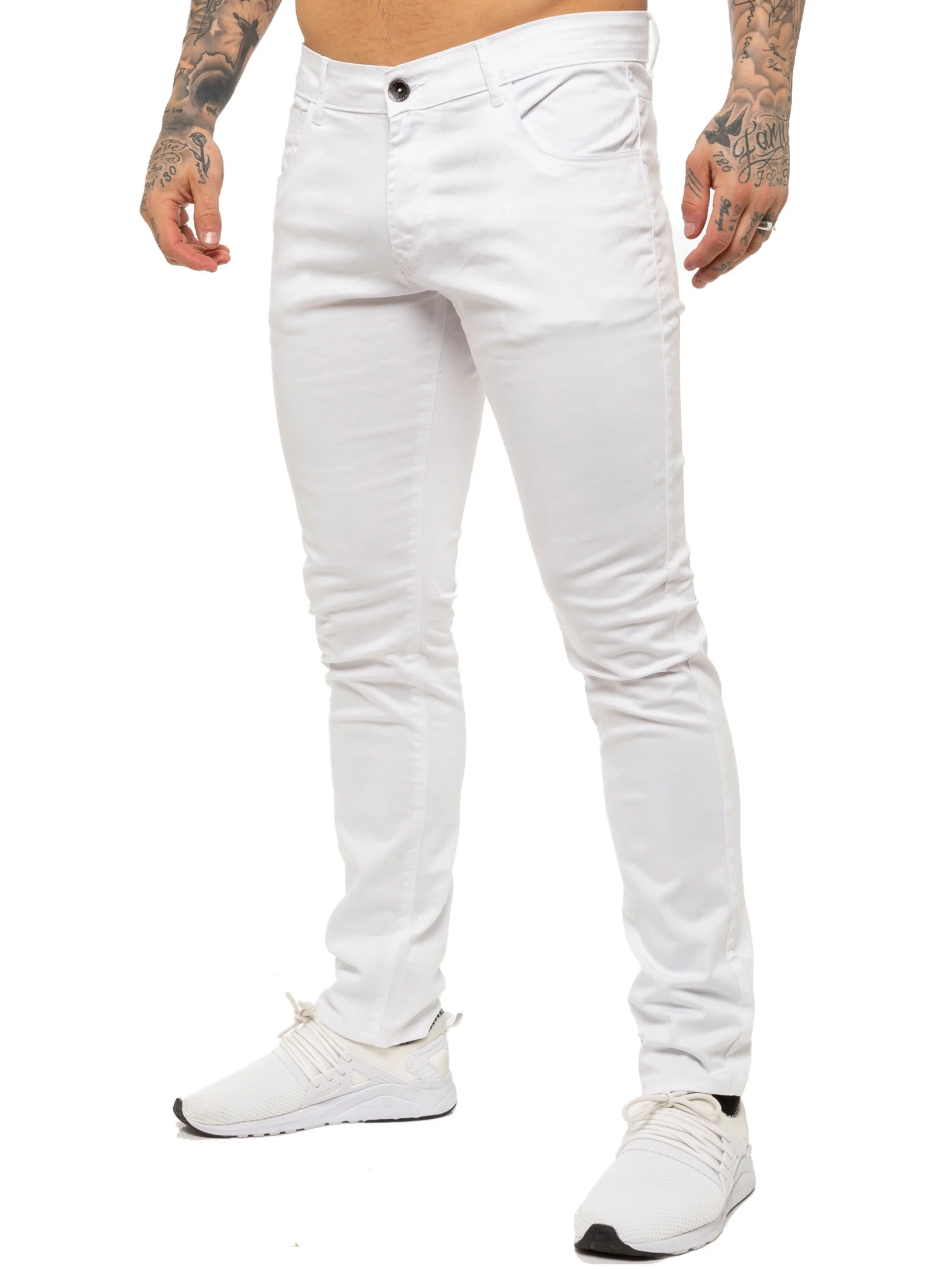 Kruze | Mens Slim Fit Stretch Chinos - Image 17