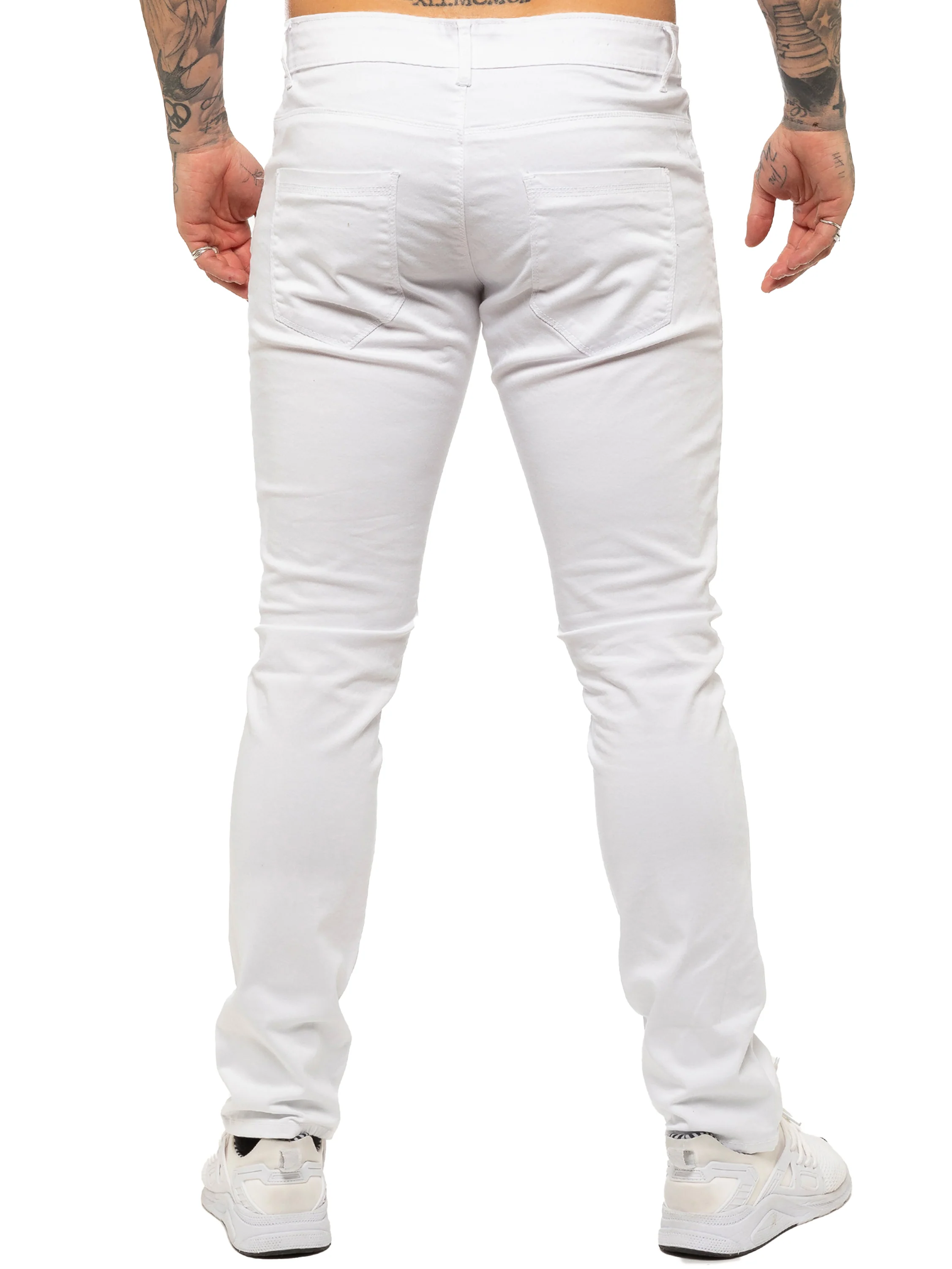 Kruze | Mens Slim Fit Stretch Chinos - Image 19