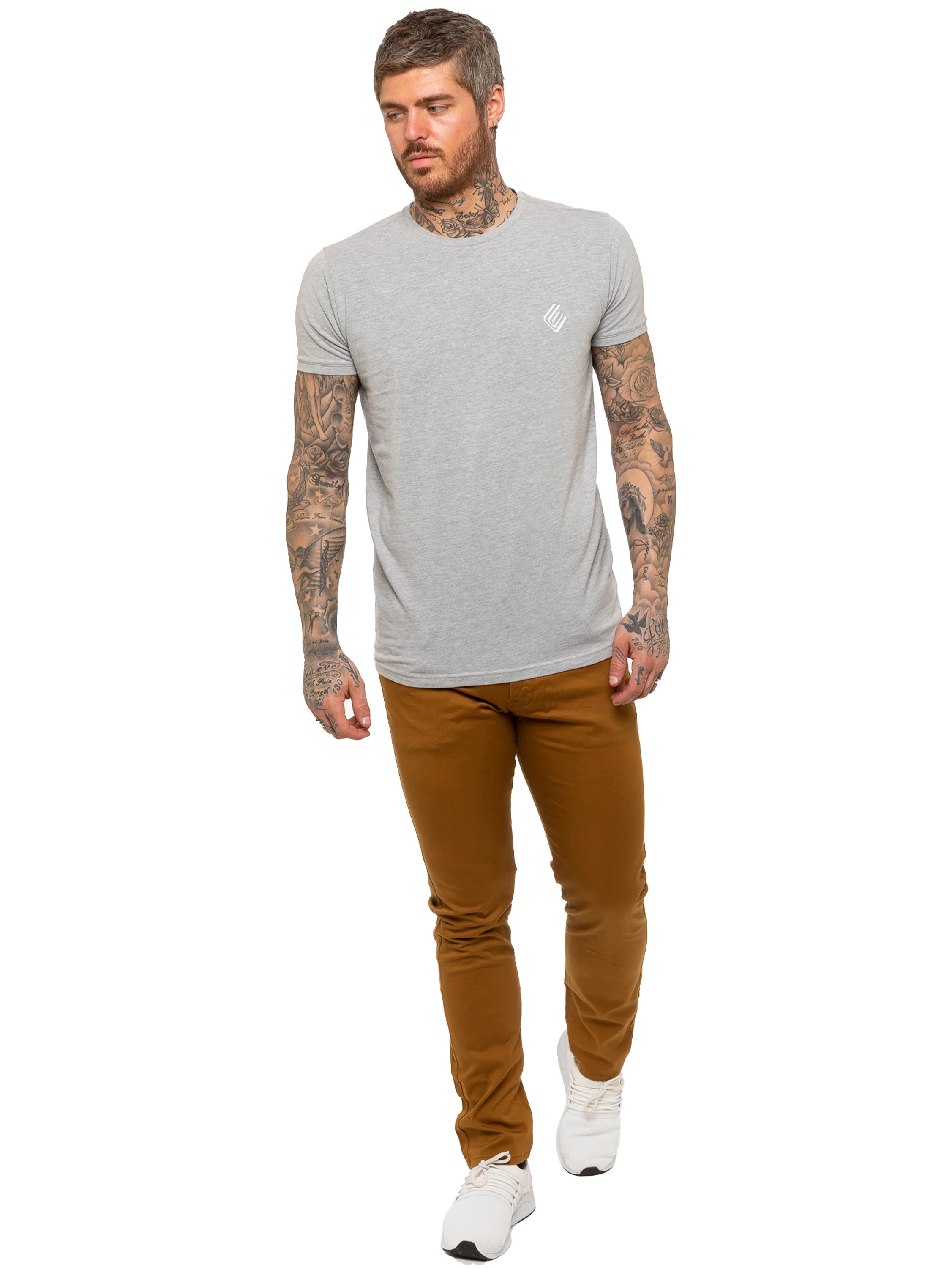 Kruze | Mens Slim Fit Stretch Chinos - Image 26