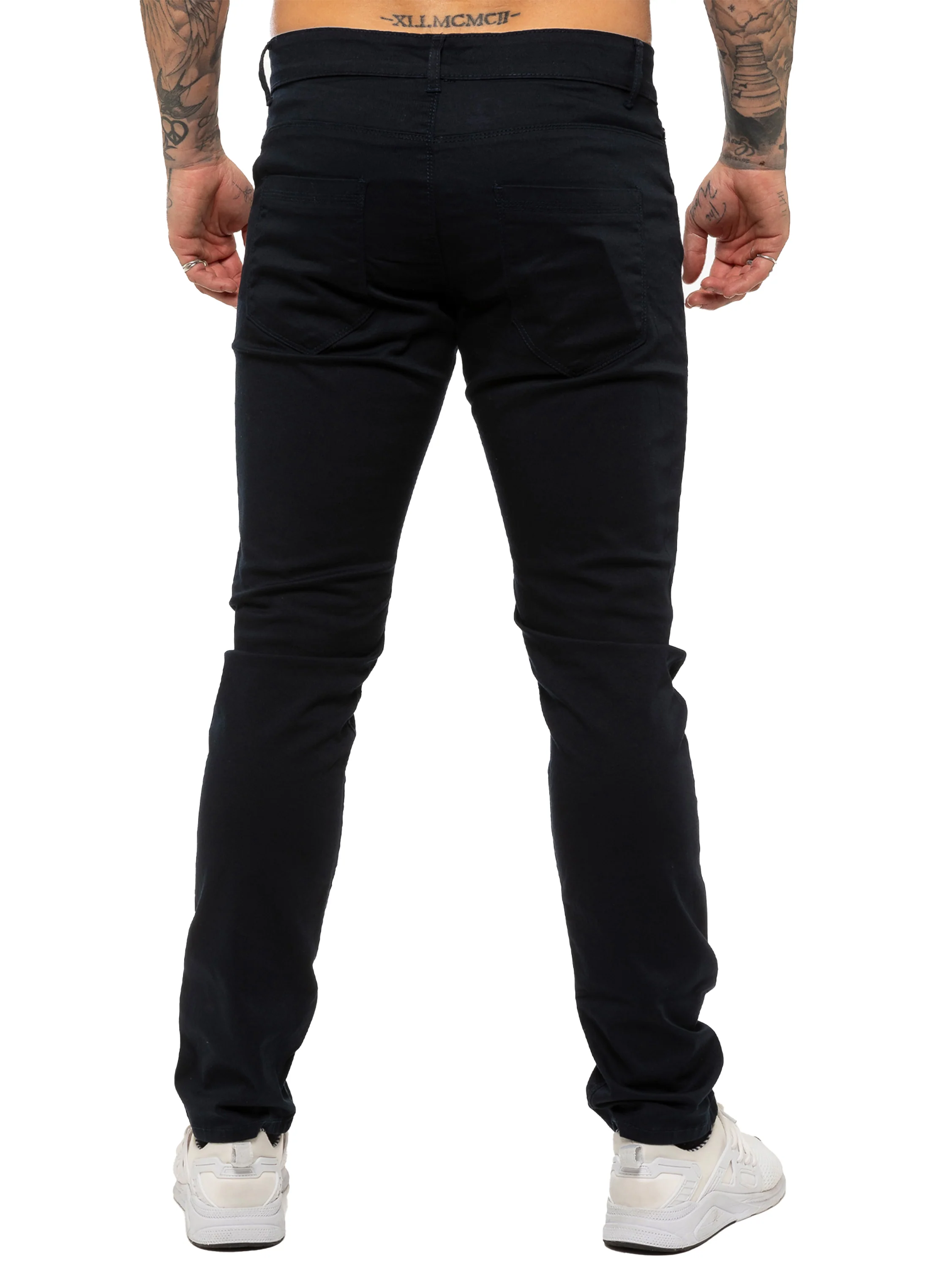 Kruze | Mens Slim Fit Stretch Chinos - Image 30