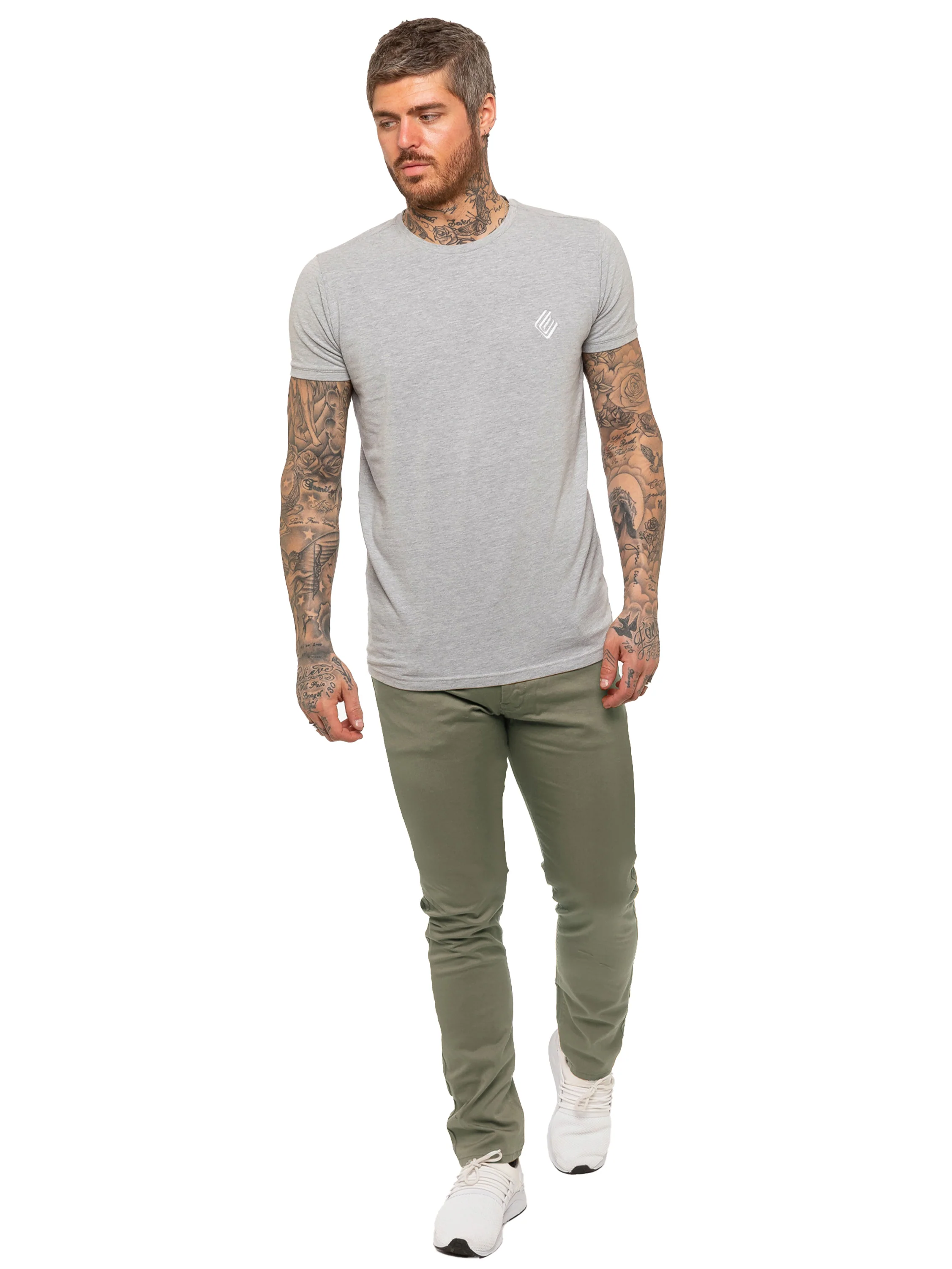 Kruze | Mens Slim Fit Stretch Chinos - Image 14