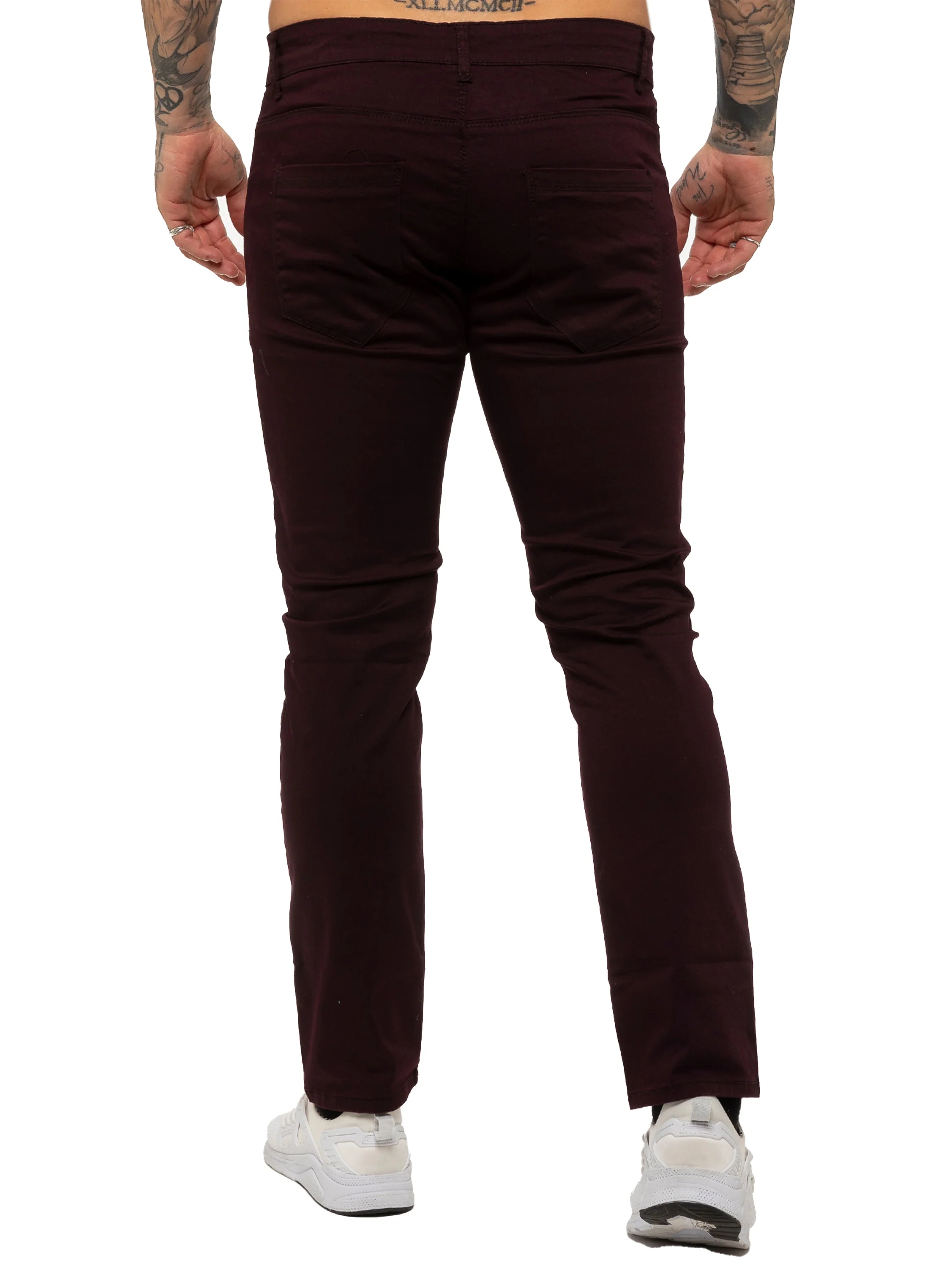 Kruze | Mens Slim Fit Stretch Chinos - Image 17