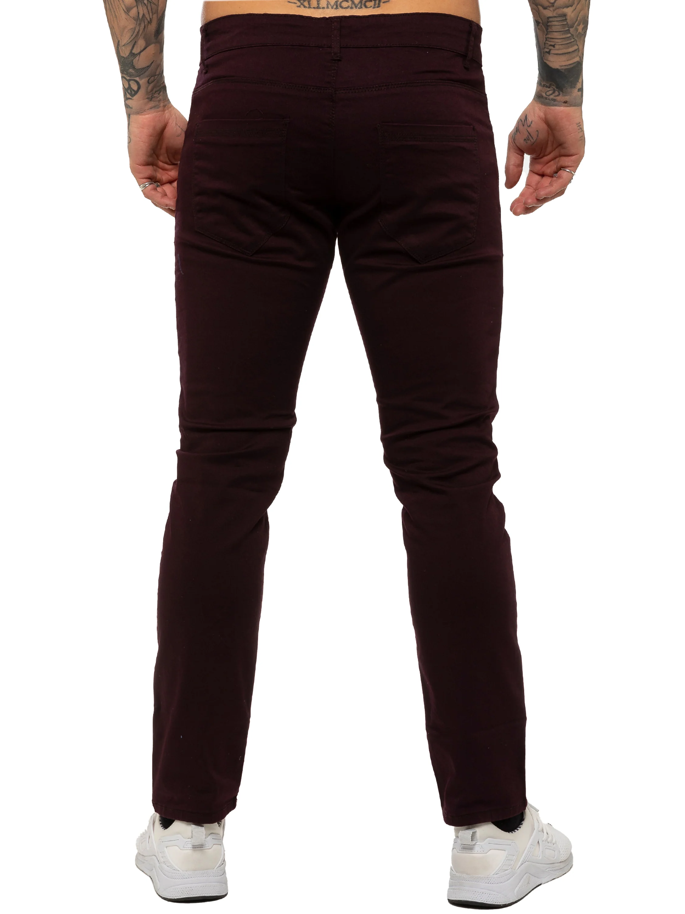 Kruze | Mens Slim Fit Stretch Chinos - Image 18
