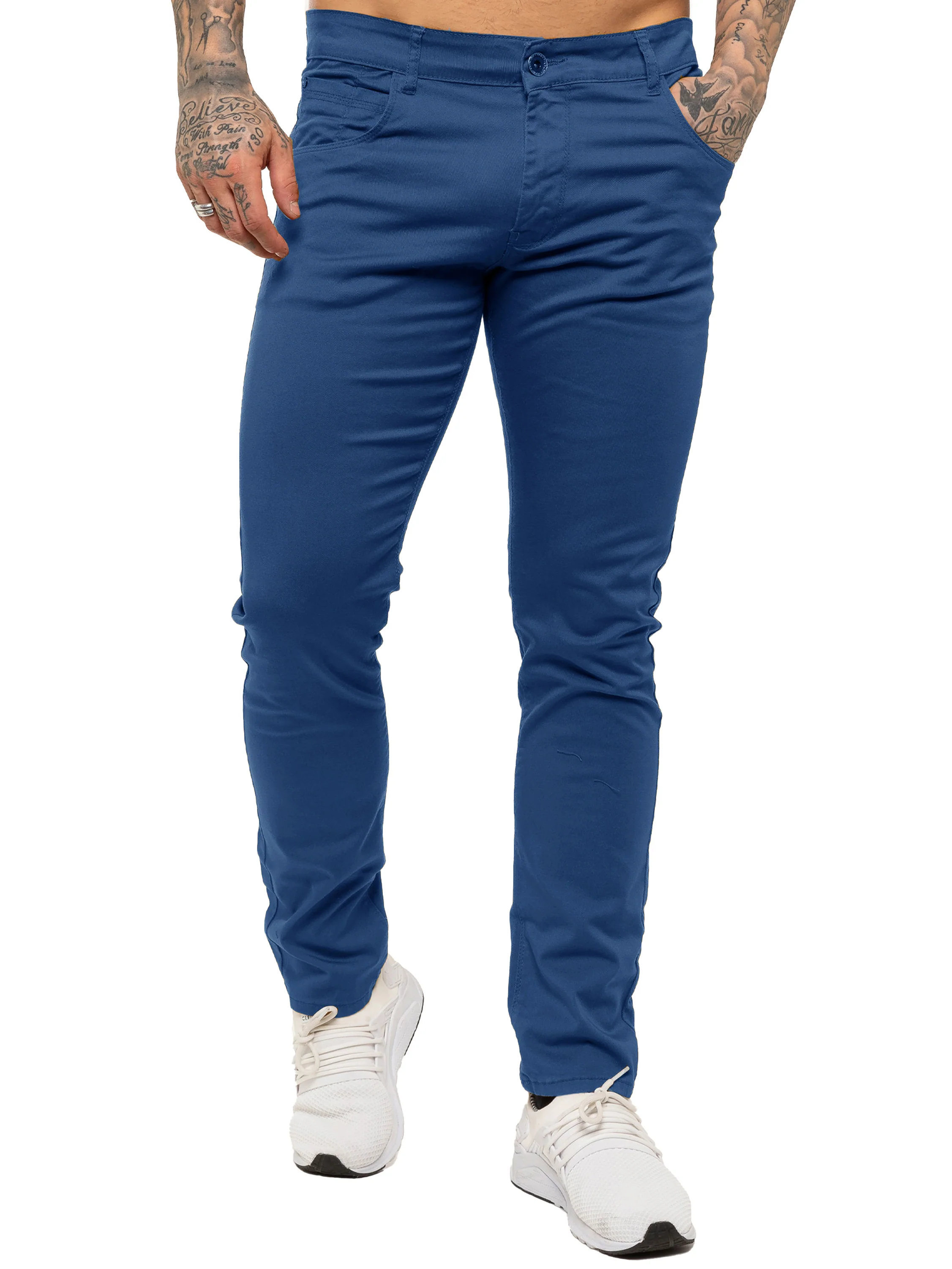 Kruze | Mens Slim Fit Stretch Chinos - Image 14