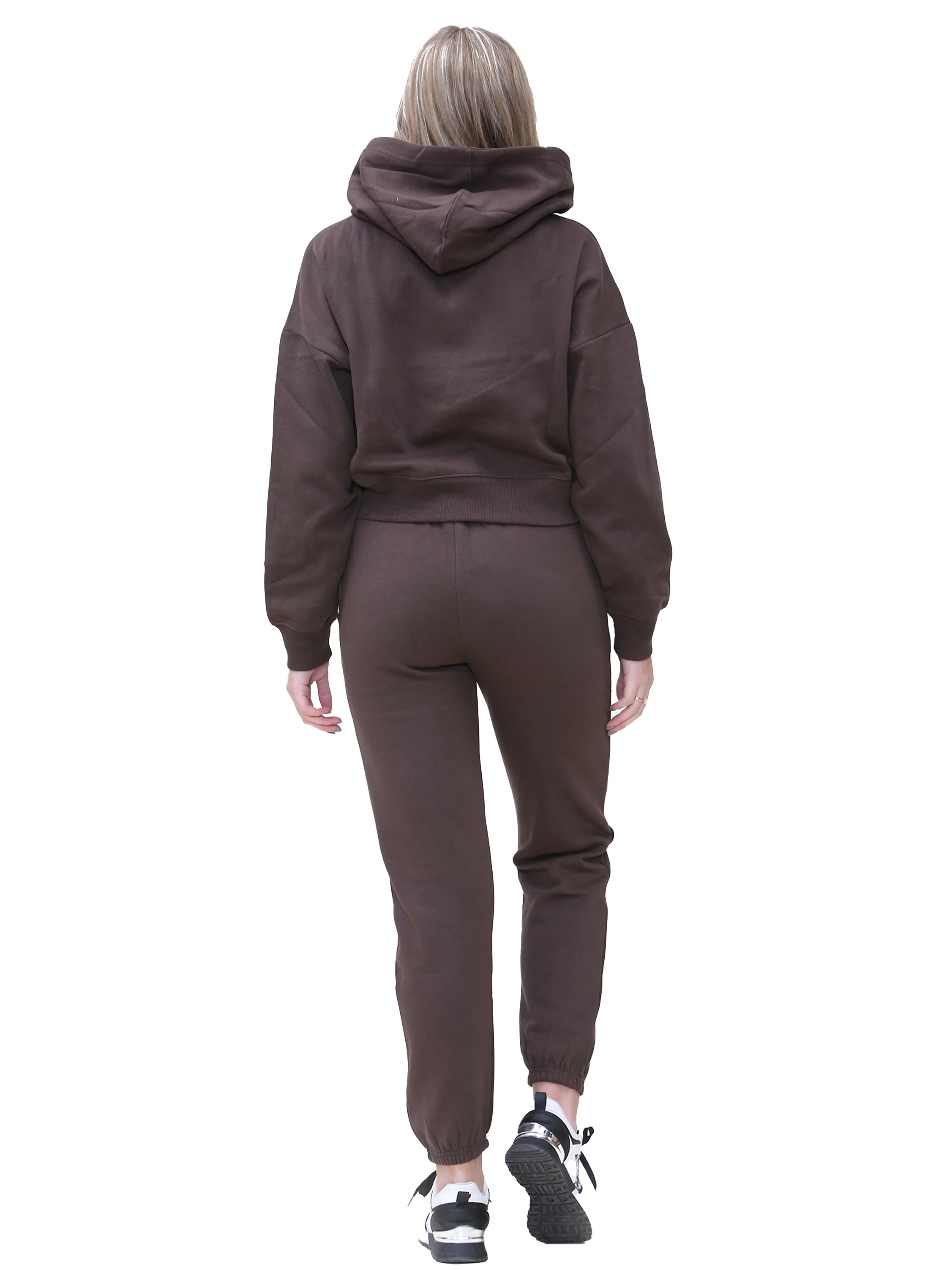 Enzo | Womens Cropped Hoodie Tracksuit - Image 6