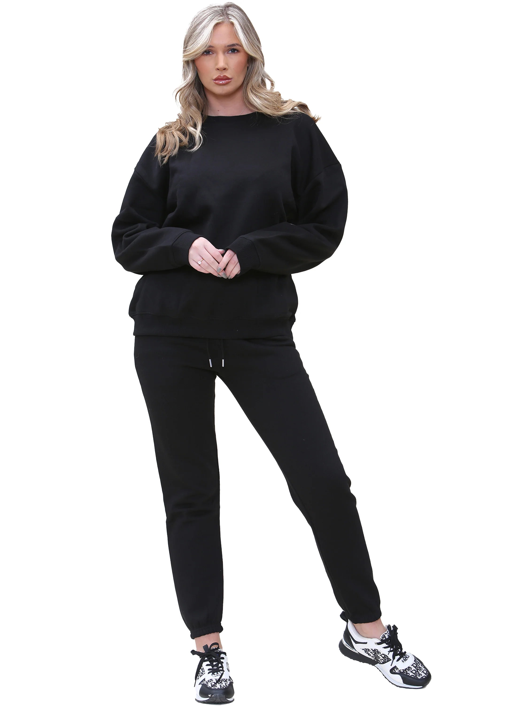 Enzo | Womens Oversized Sweatshirt Tracksuit - Image 4