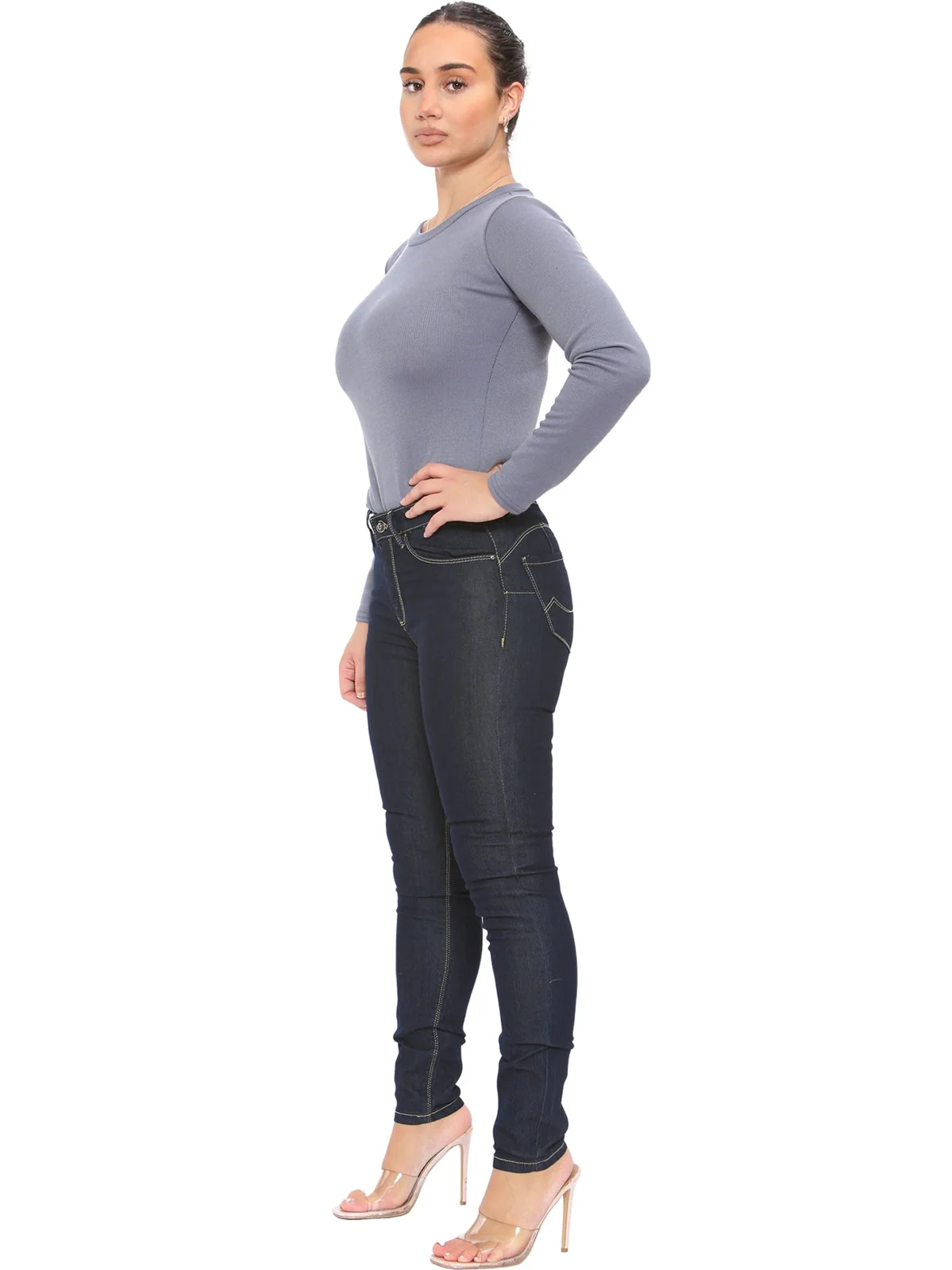 Enzo | Ladies Skinny Stretch Jeans - Image 10