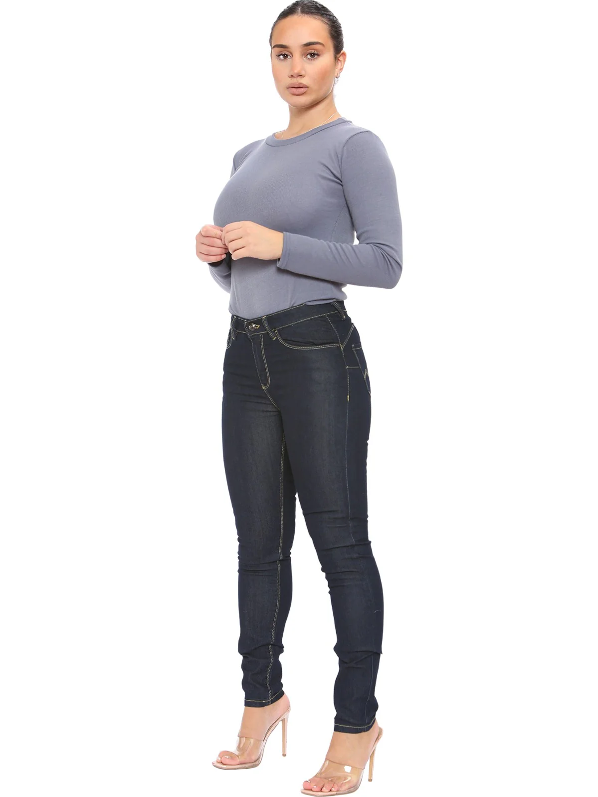 Enzo | Ladies Skinny Stretch Jeans - Image 11