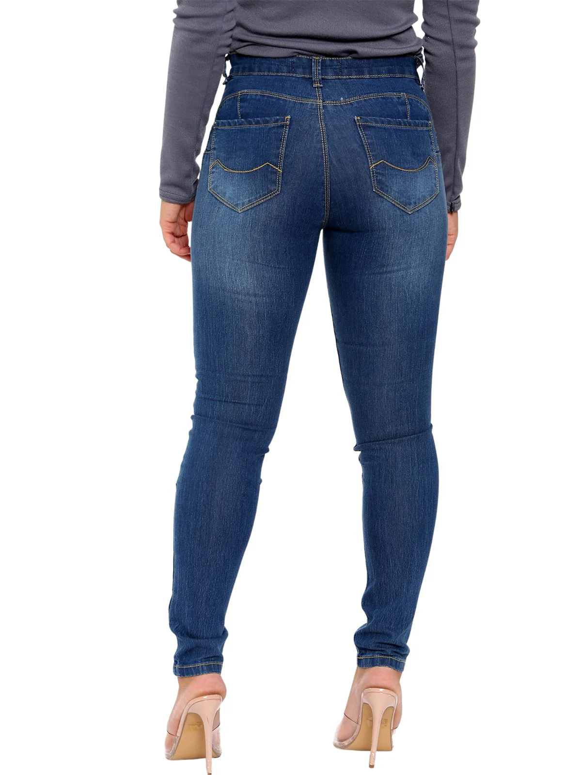 Enzo | Ladies Skinny Stretch Jeans - Image 13