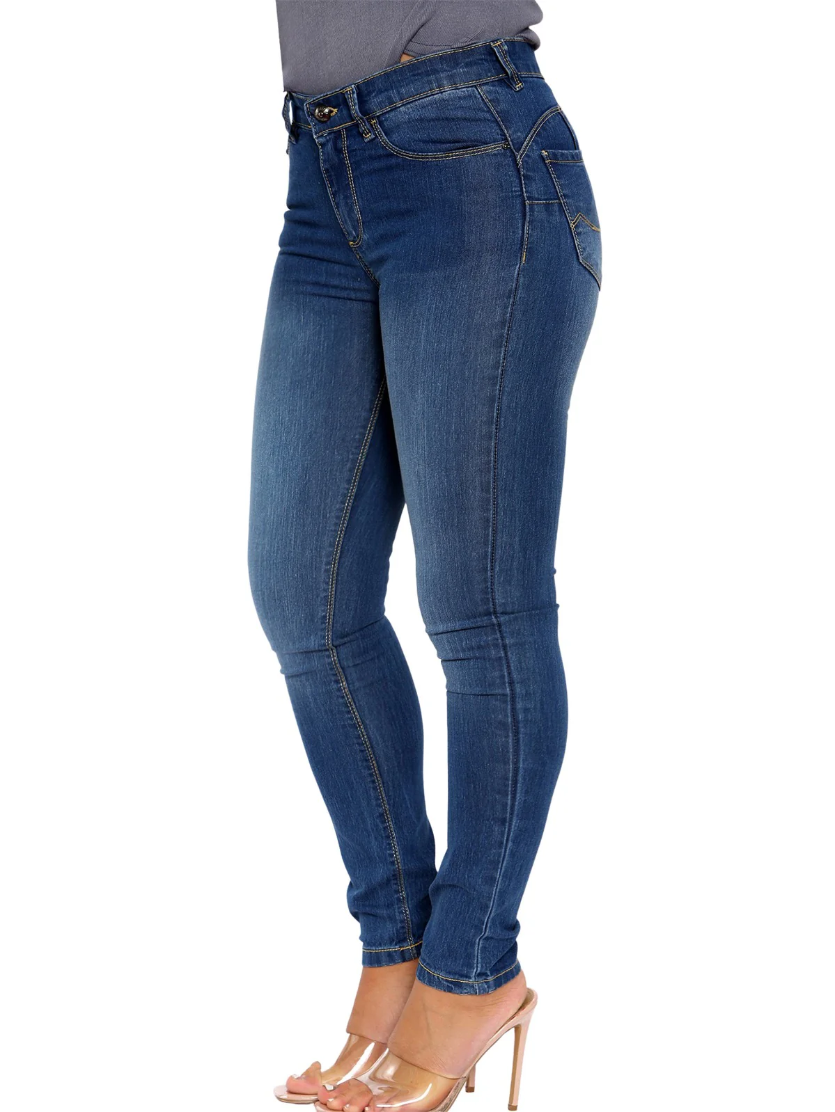 Enzo | Ladies Skinny Stretch Jeans - Image 14