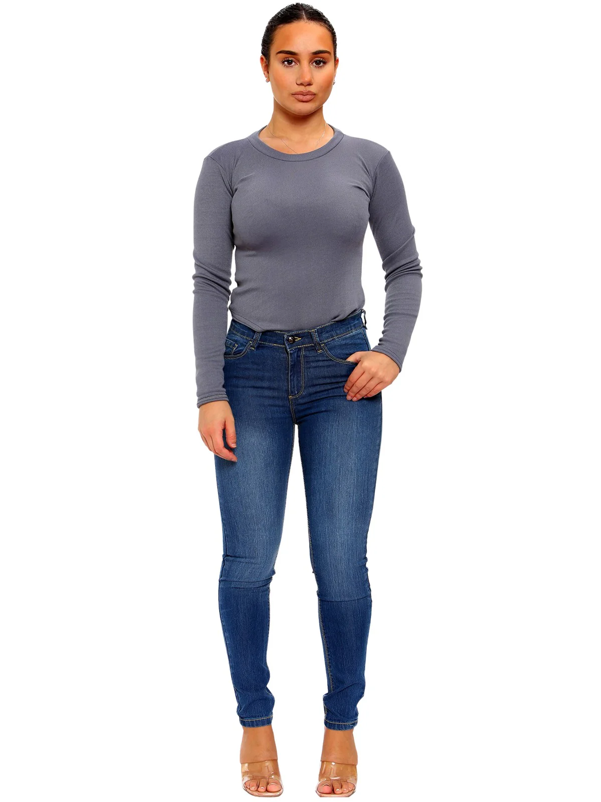 Enzo | Ladies Skinny Stretch Jeans - Image 15