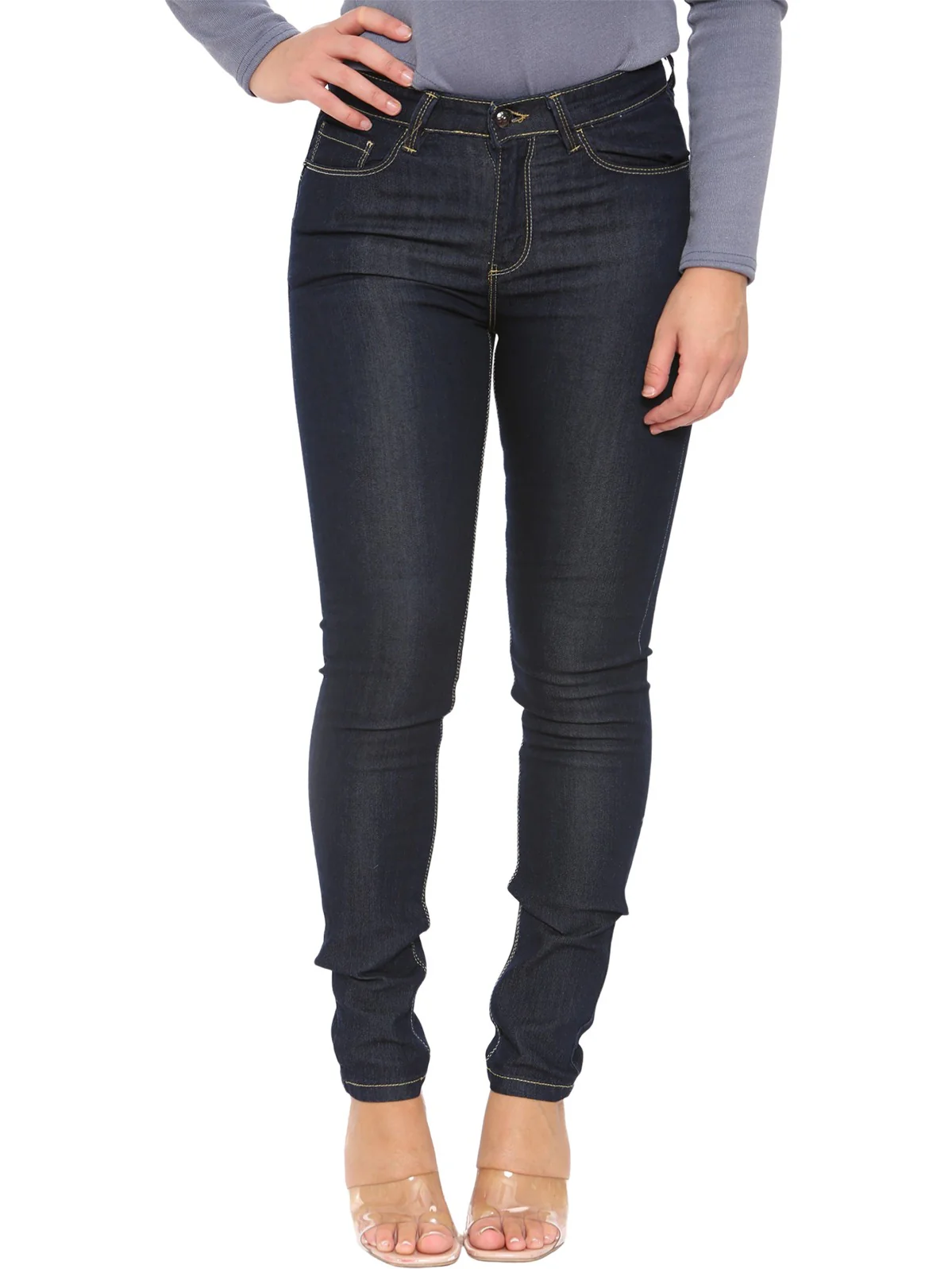 Enzo | Ladies Skinny Stretch Jeans - Image 5