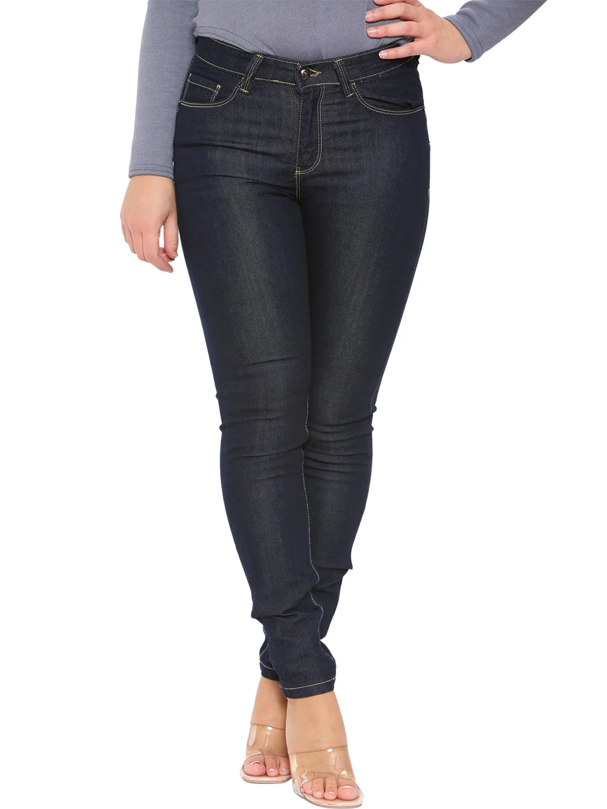 Enzo | Ladies Skinny Stretch Jeans - Image 7