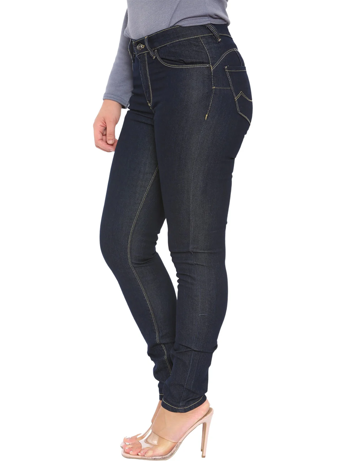 Enzo | Ladies Skinny Stretch Jeans - Image 8