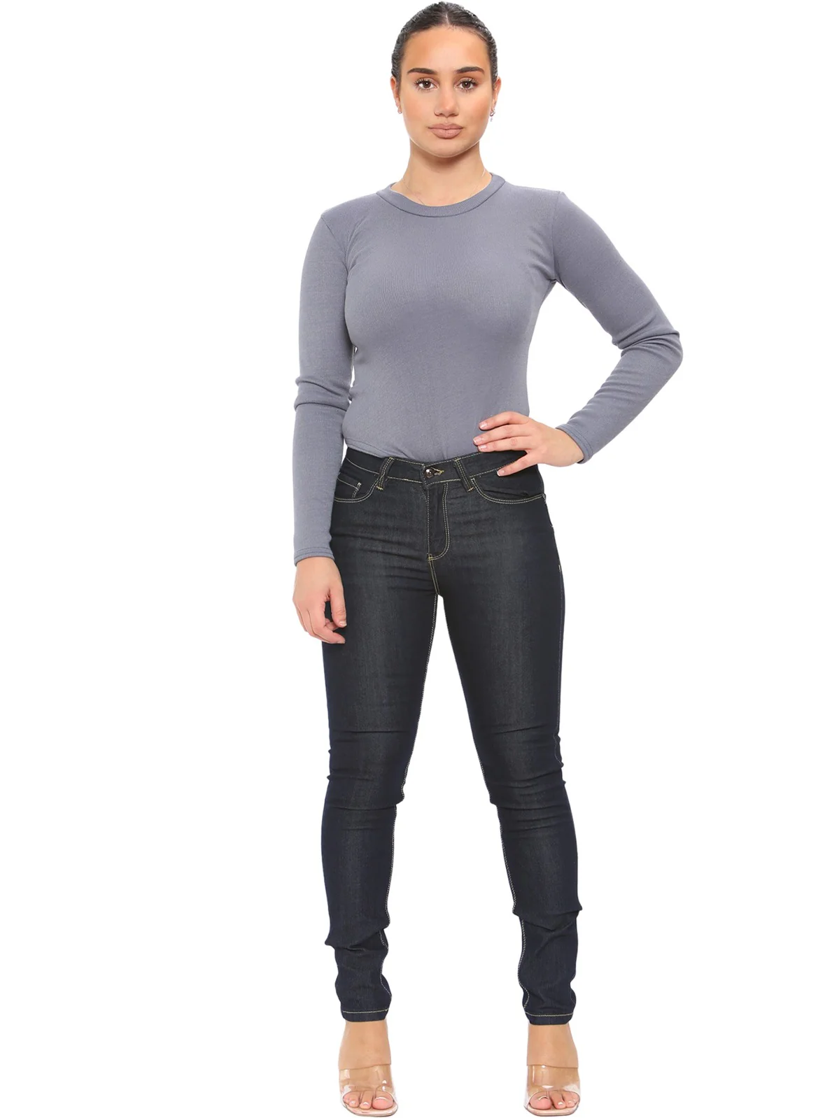 Enzo | Ladies Skinny Stretch Jeans - Image 9