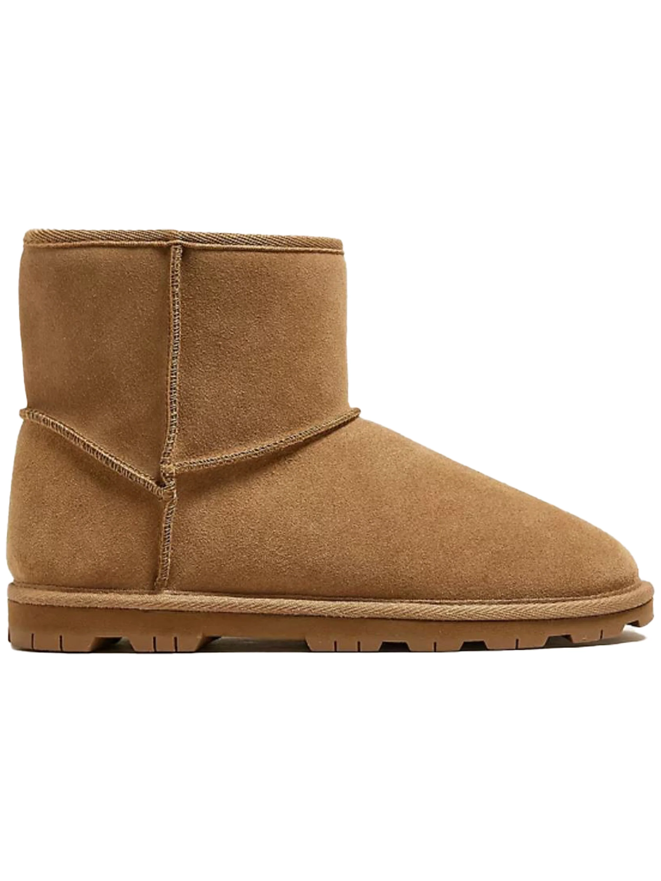 M&S | Womens Suede Boots Faux Fur Lining - Image 5