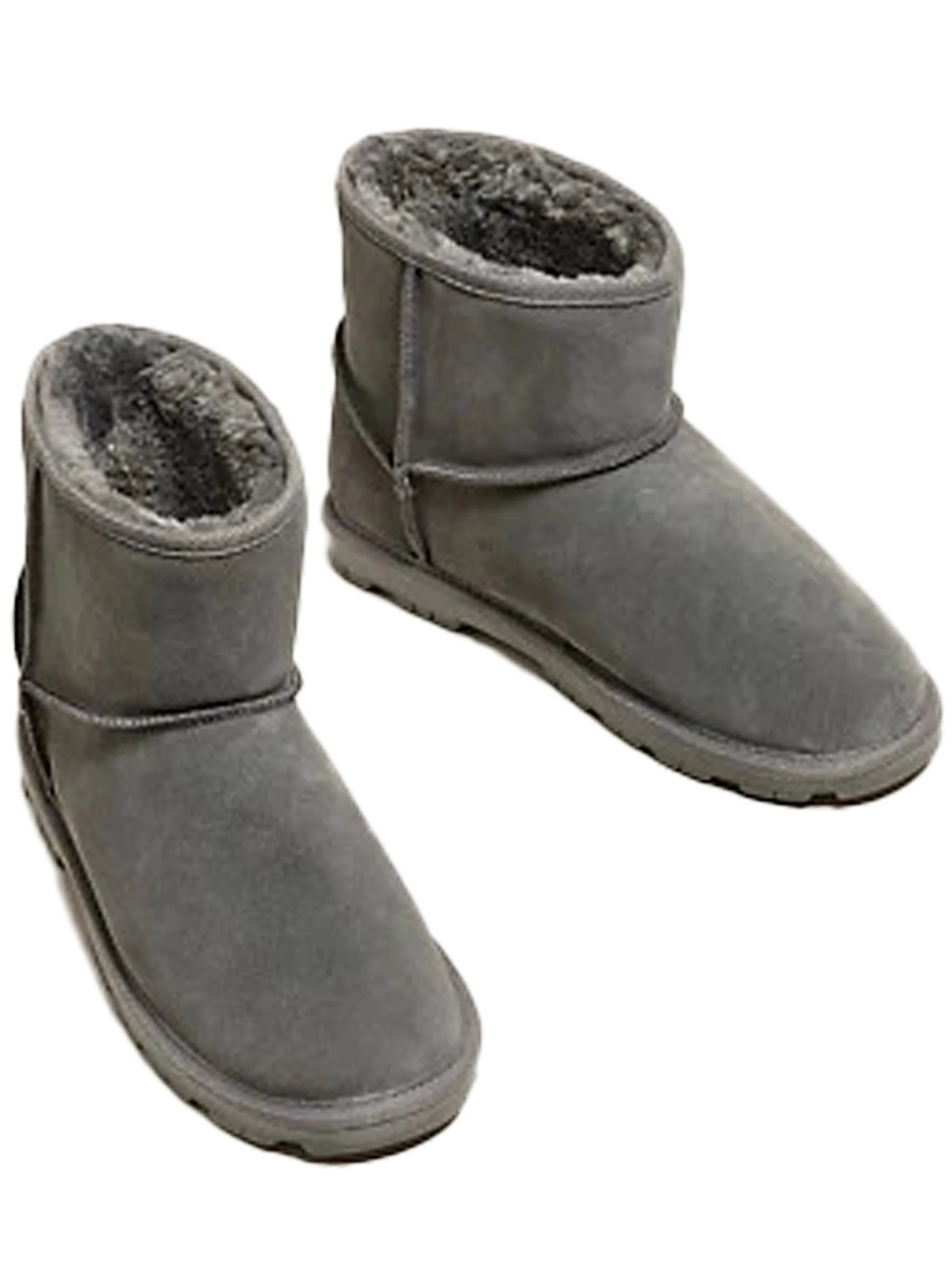 M&S | Womens Suede Boots Faux Fur Lining - Image 6