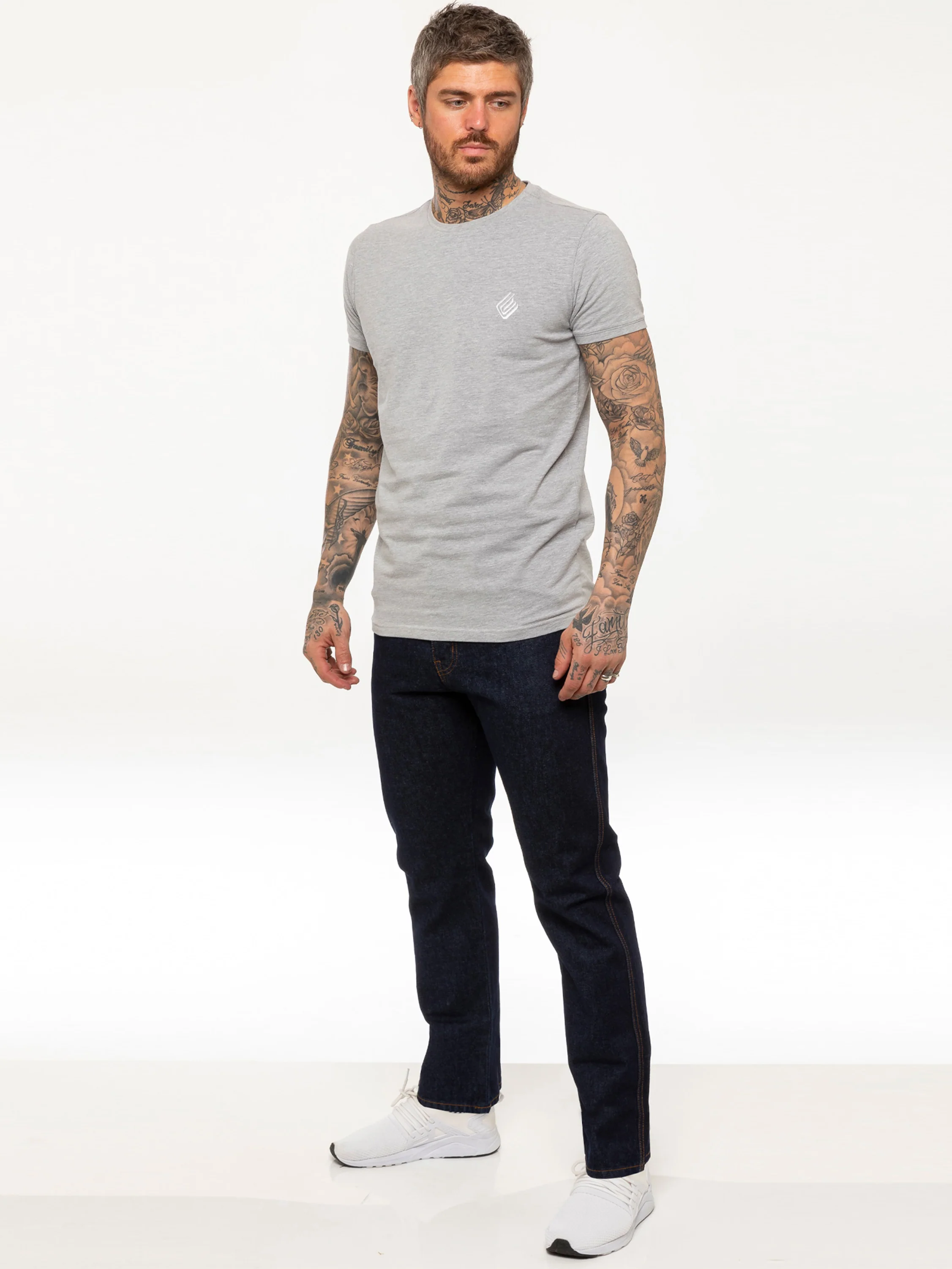 Kruze | Mens Straight Leg Denim Jeans - Image 7