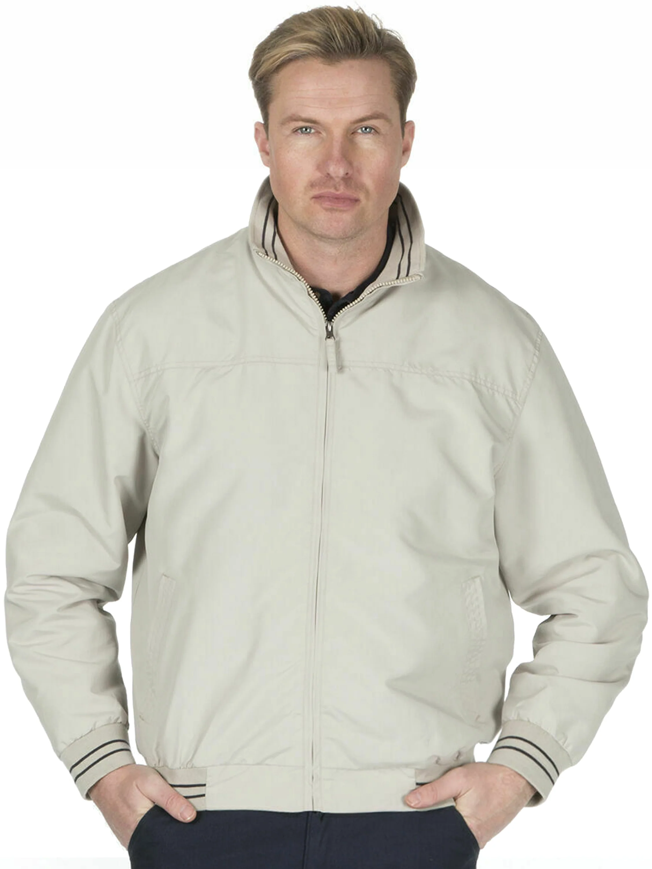 Mens Classic Casual Golf Bomber Jacket - Image 5