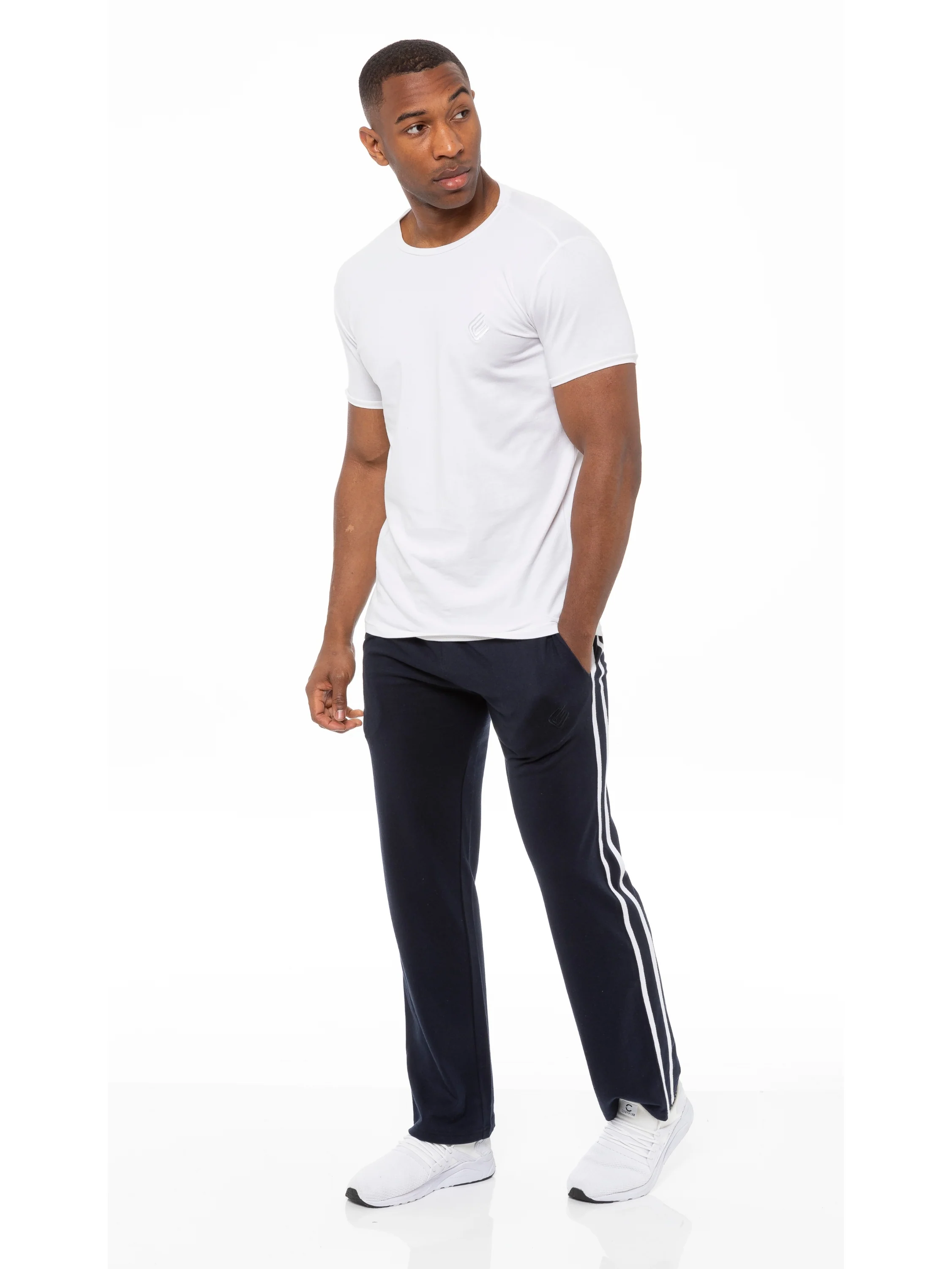Mens Casual Striped Pyjama Lounge Pants | ENZO Designer Menswear - Image 10