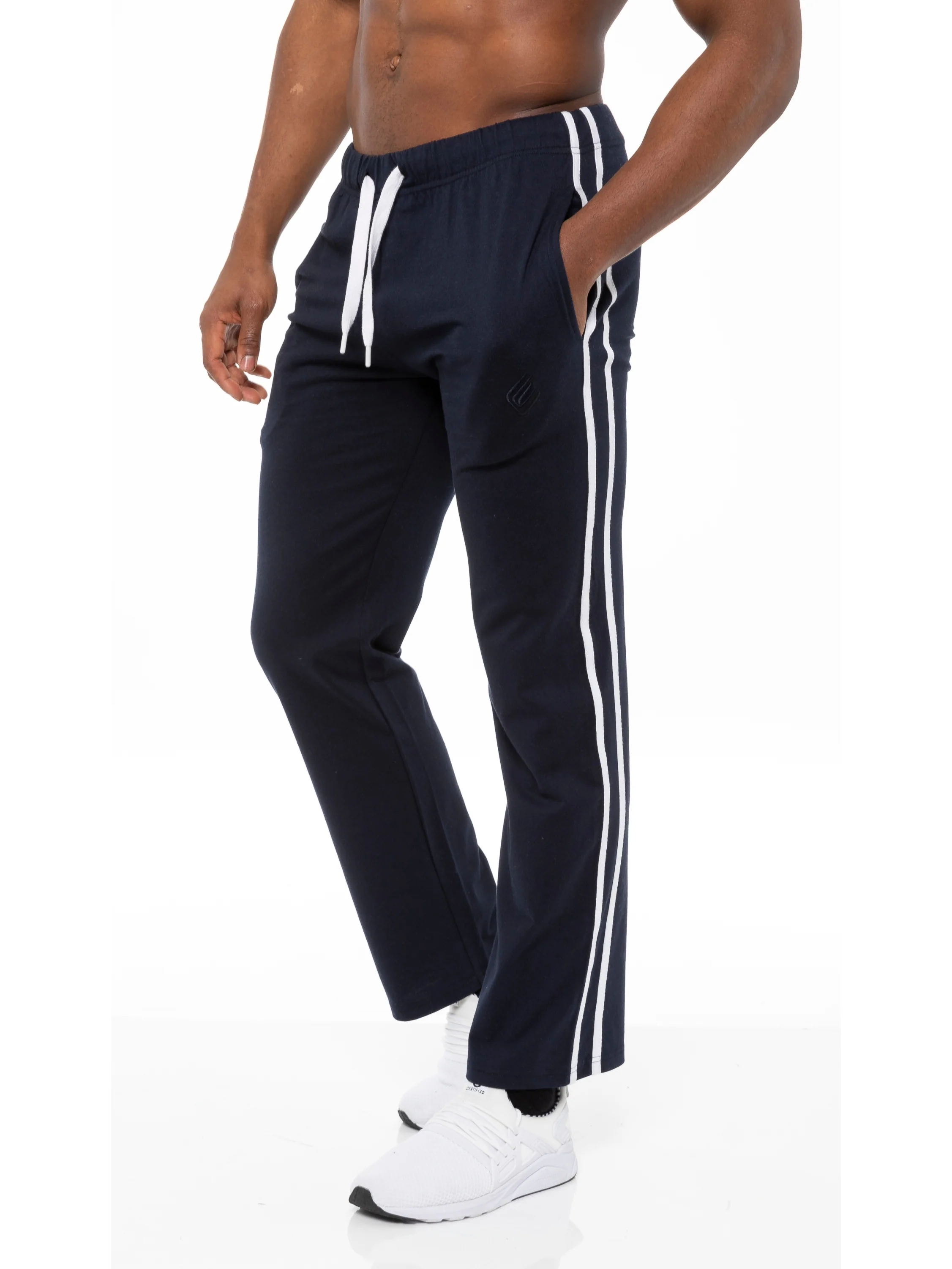 Mens Casual Striped Pyjama Lounge Pants | ENZO Designer Menswear - Image 6