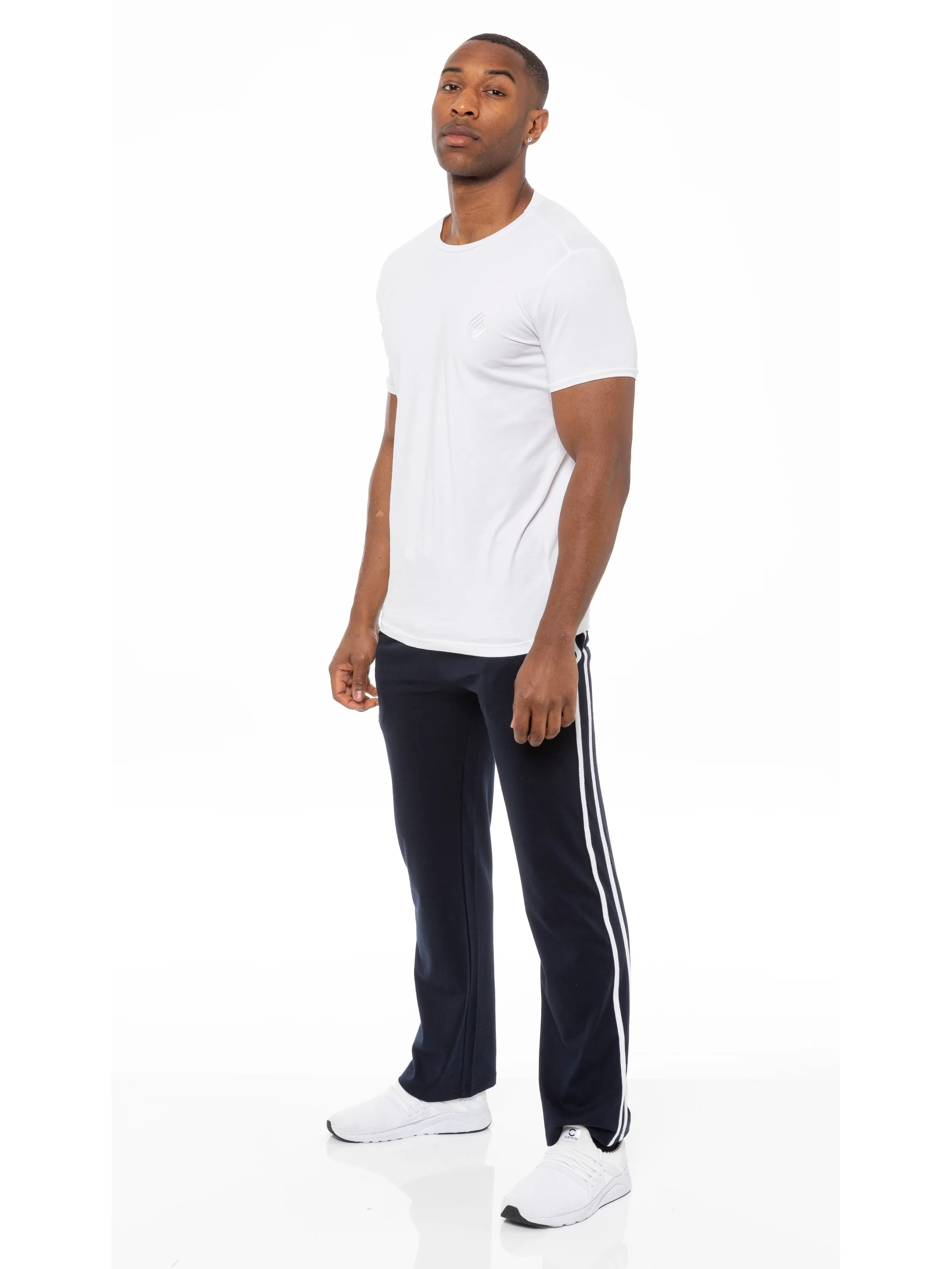 Mens Casual Striped Pyjama Lounge Pants | ENZO Designer Menswear - Image 9