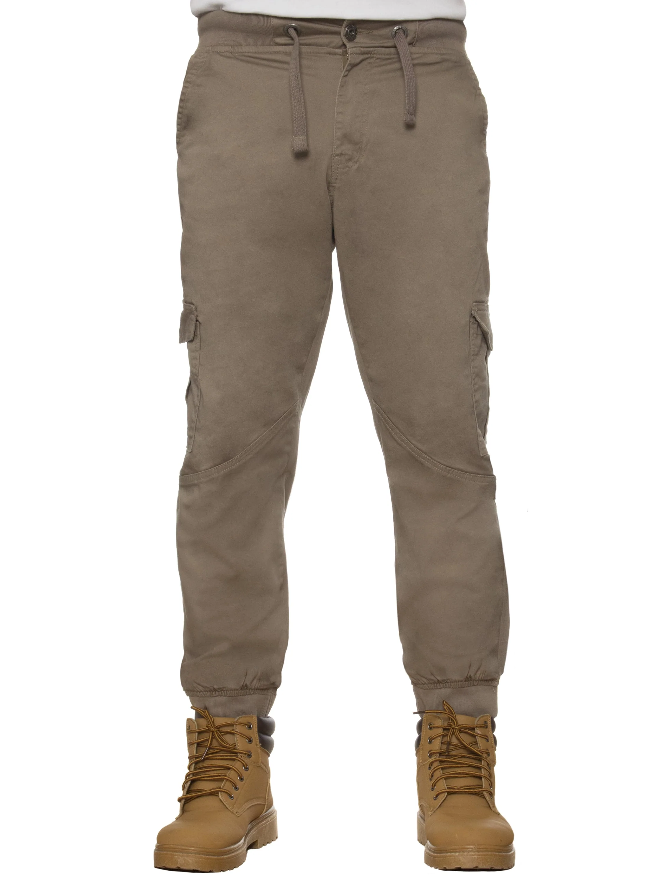 Mens Cuffed Combat Basic Jeans | Enzo Designer Menswear - Image 10
