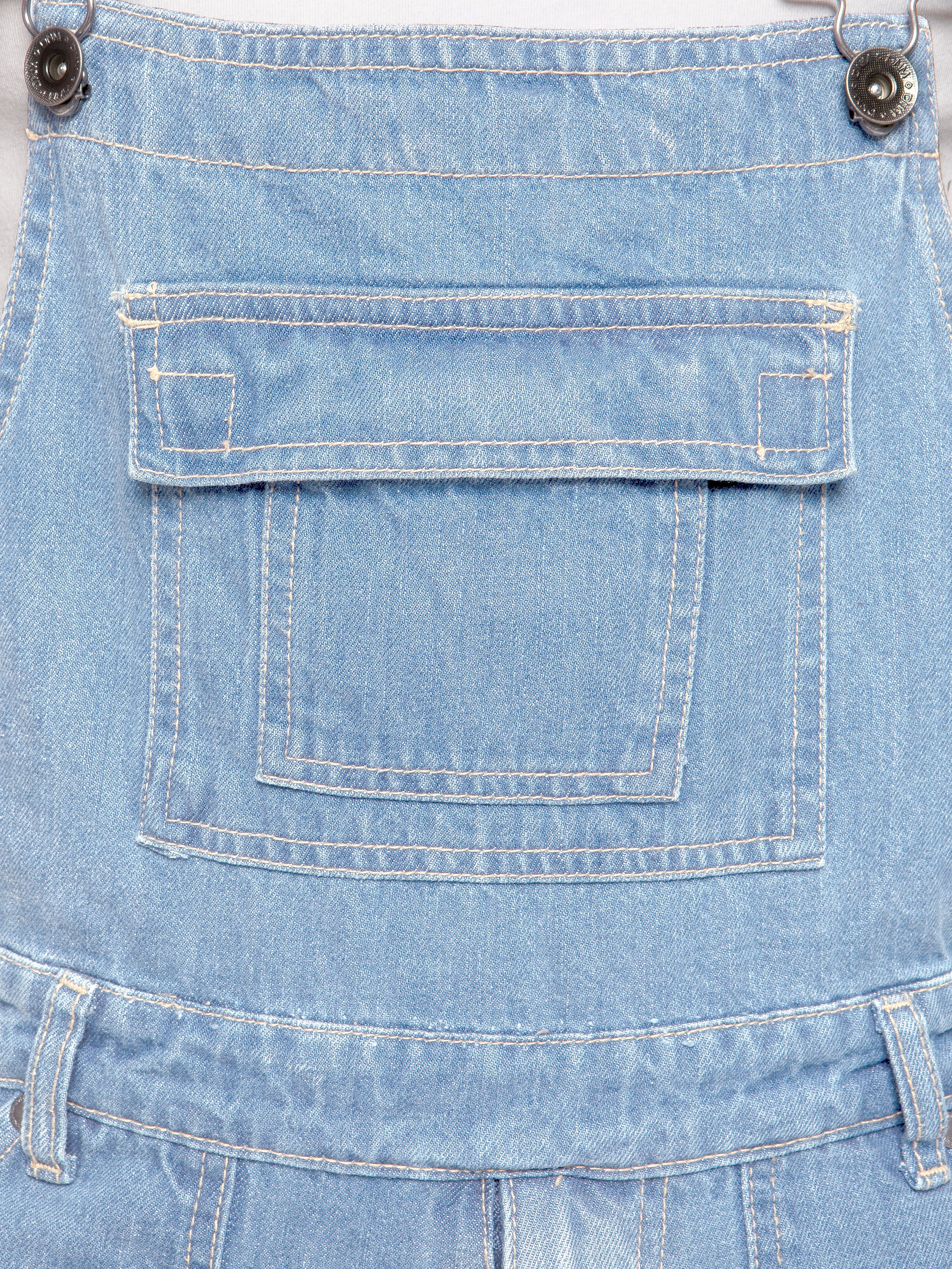 Mens Fashionable Denim Overall Dungarees | Enzo Designer Menswear - Image 13