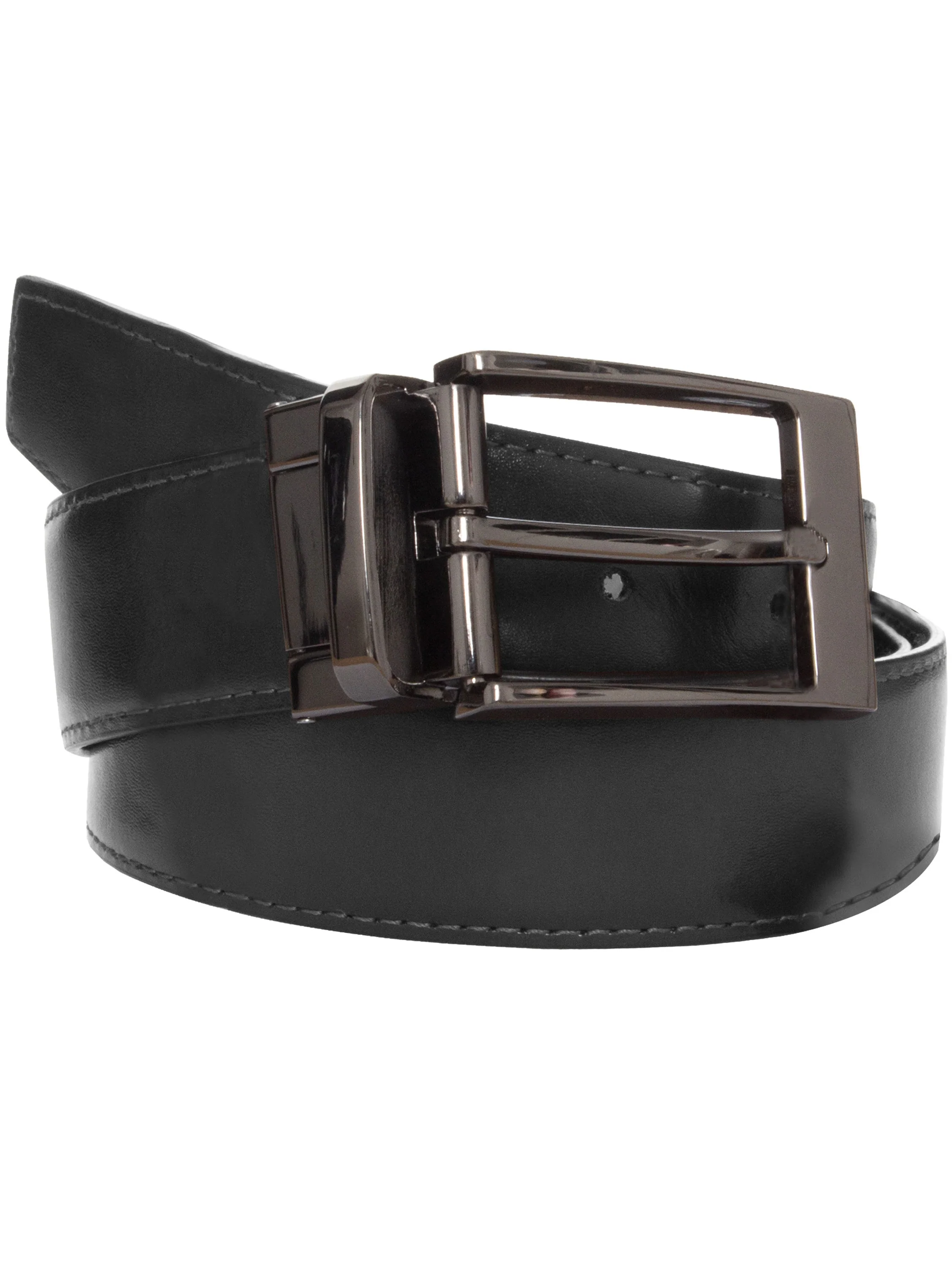 Accessories | Mens Genuine Leather Belt With Reversible Buckle Belt - Image 5