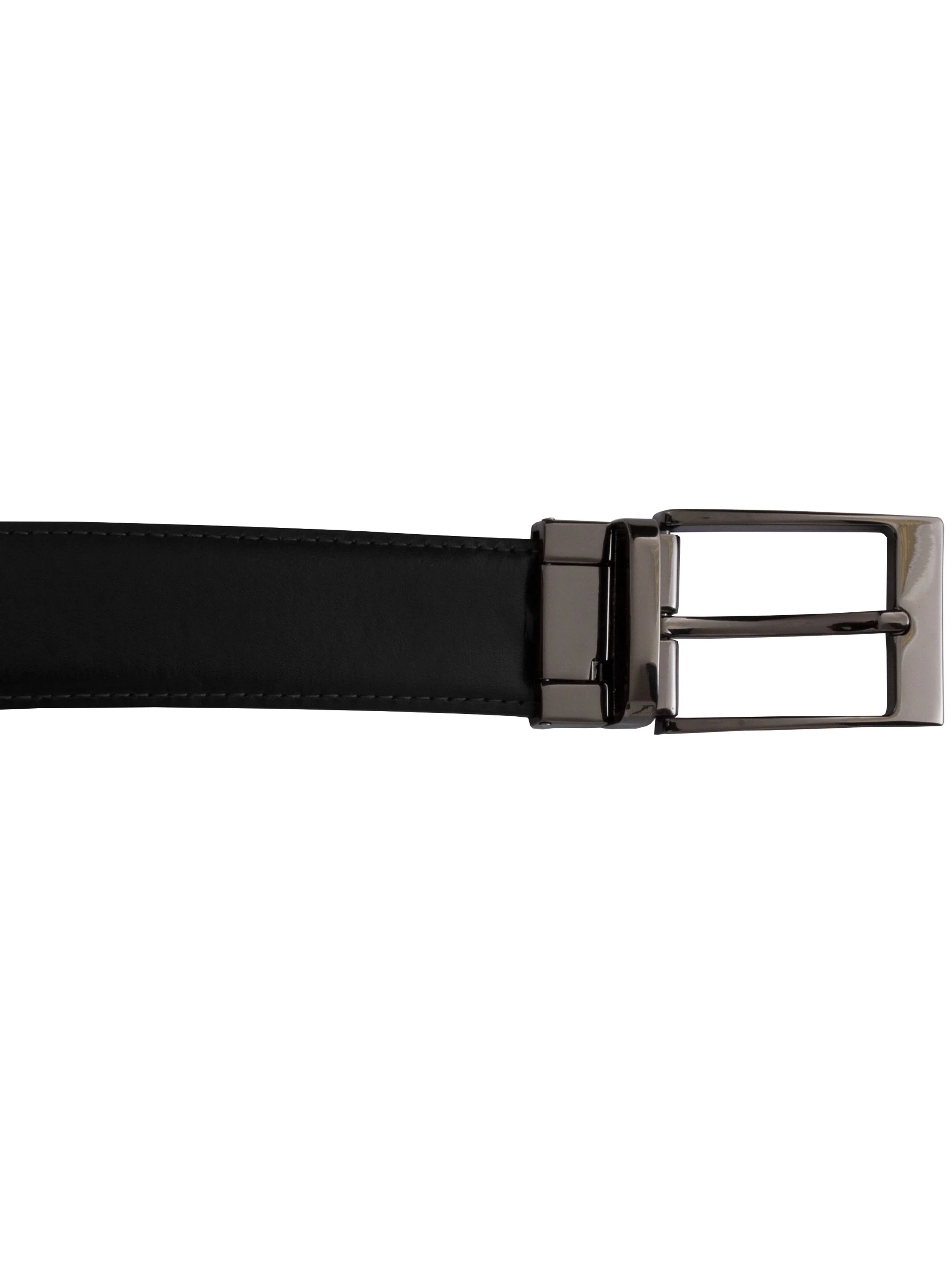 Accessories | Mens Genuine Leather Belt With Reversible Buckle Belt - Image 7